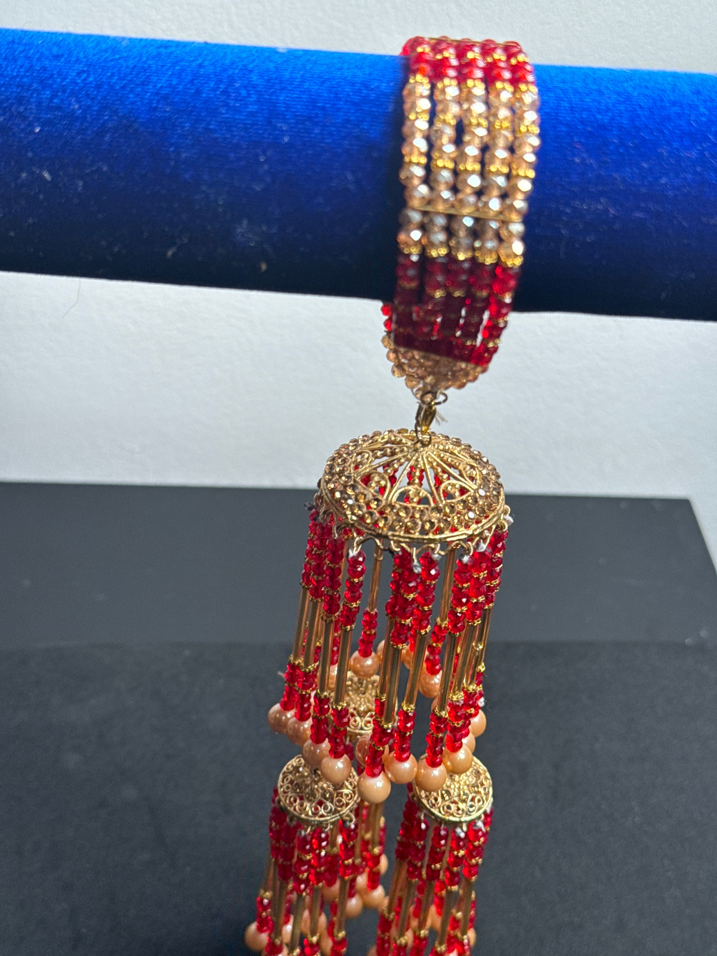 Kaleera Bangles red gold in double (Sold as single)