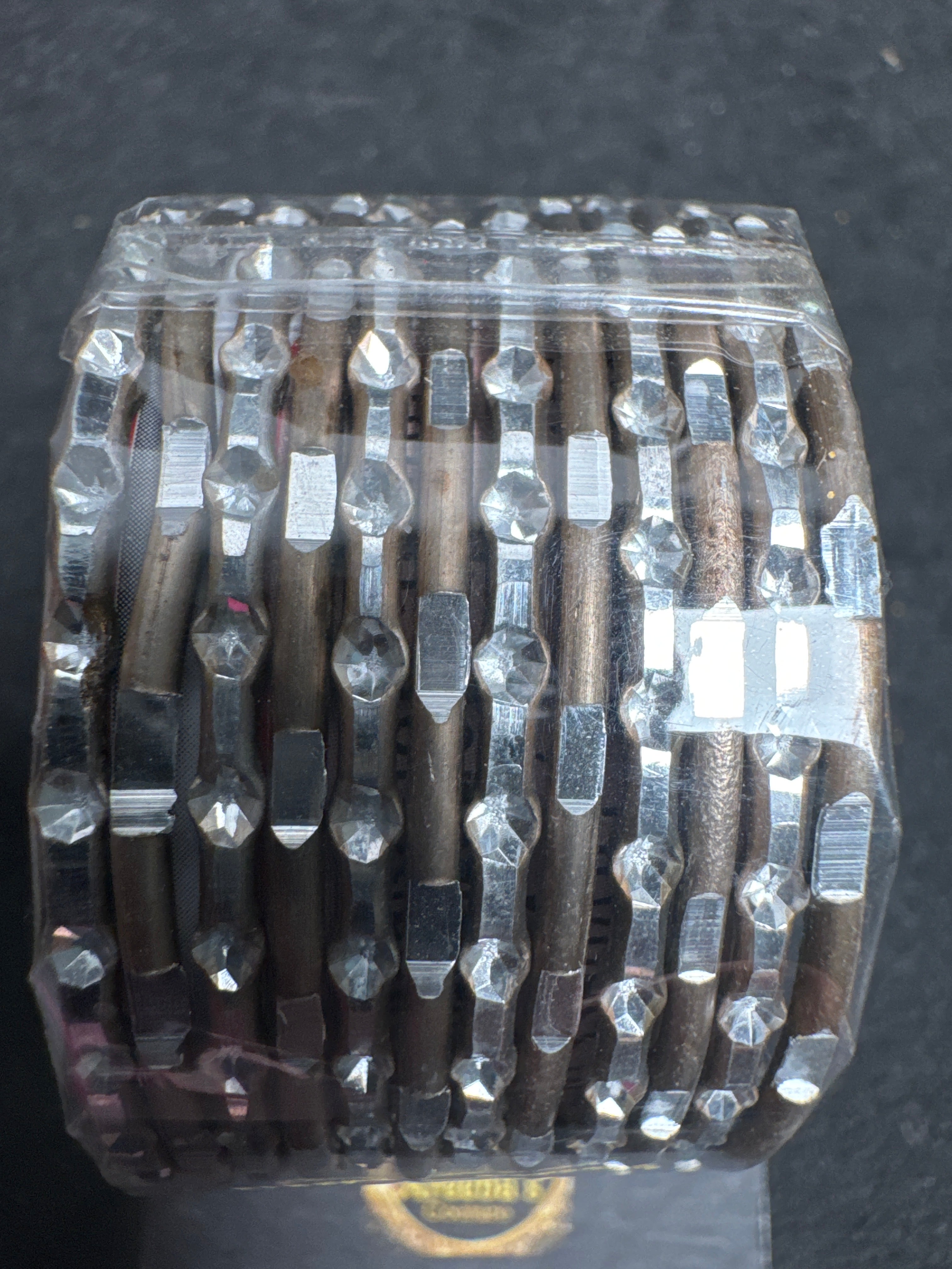 Girls silver gray bangles A30