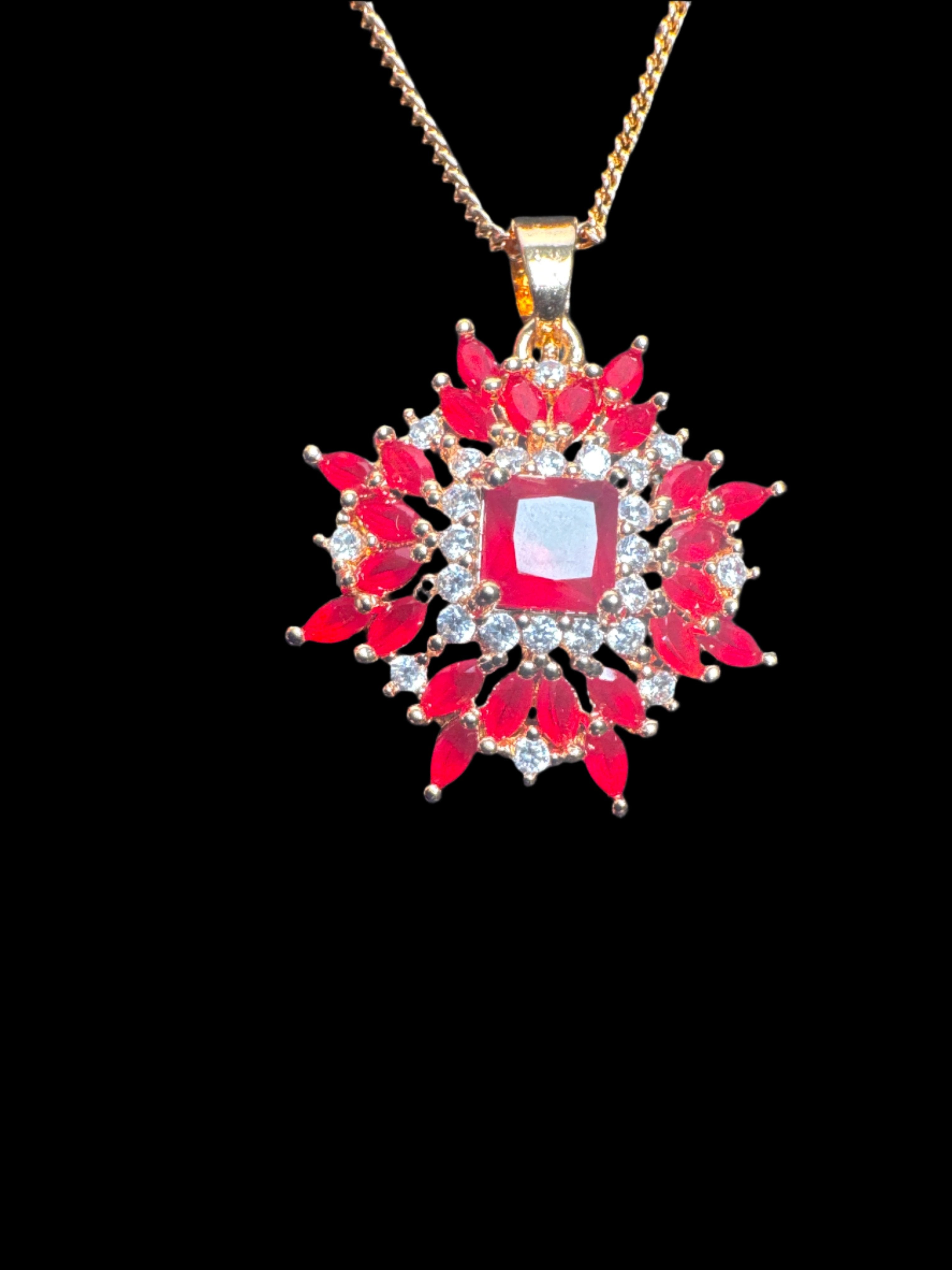 Golden Necklace and earring & Ring set - JS80
