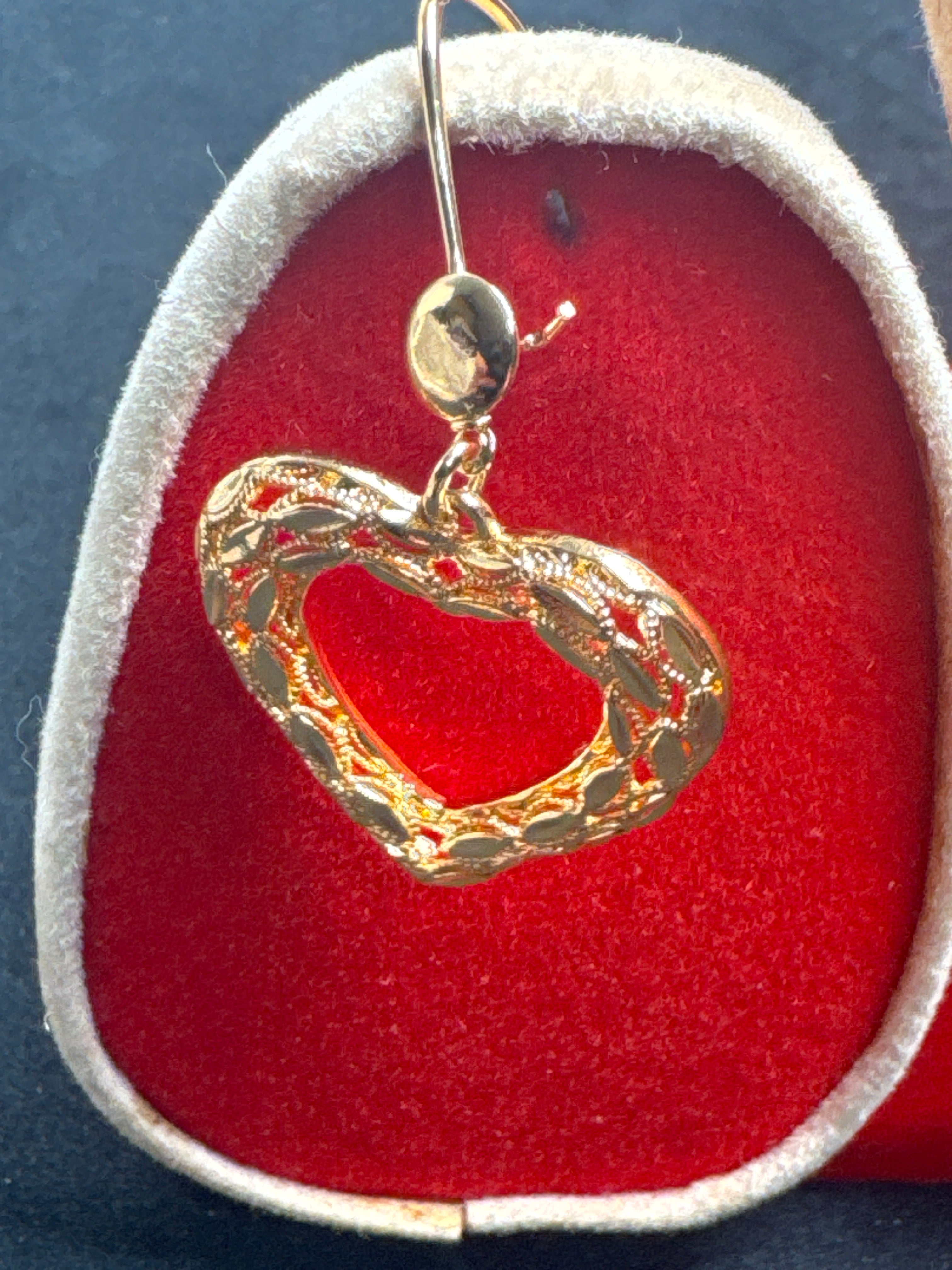 Golden Necklace and earring & Bracelet and Ring set - JS76