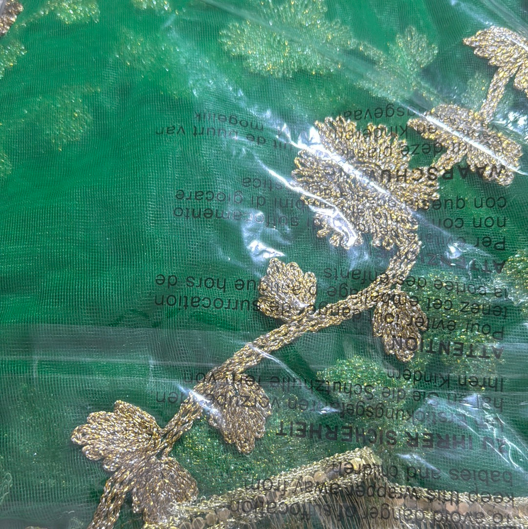 Net dupatta Jaal work- Areeba's Couture