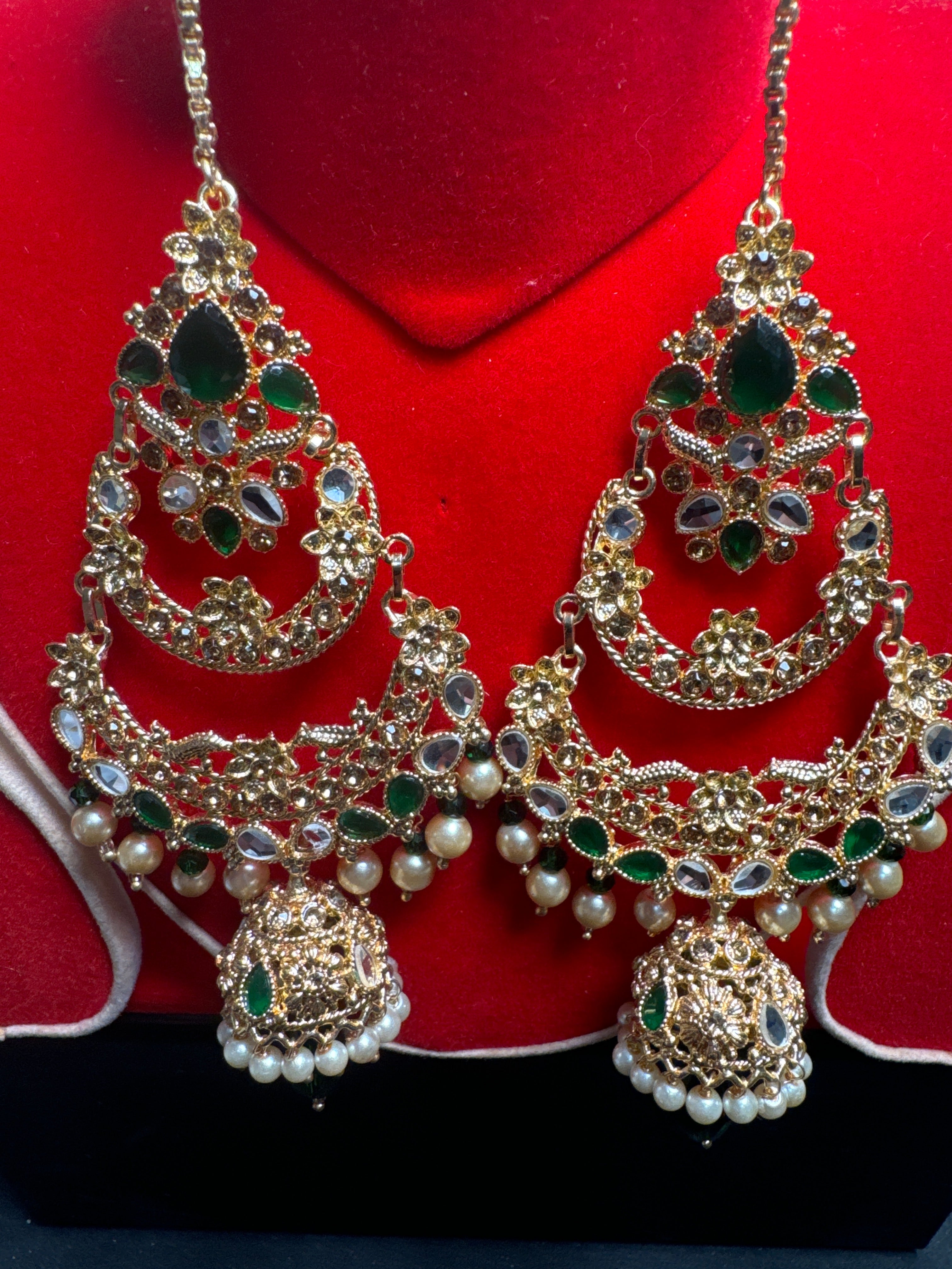 JUMKAYS - Stylish earrings for Women - Traditional Pakistani/Indian Jewellery Earing gold JM02