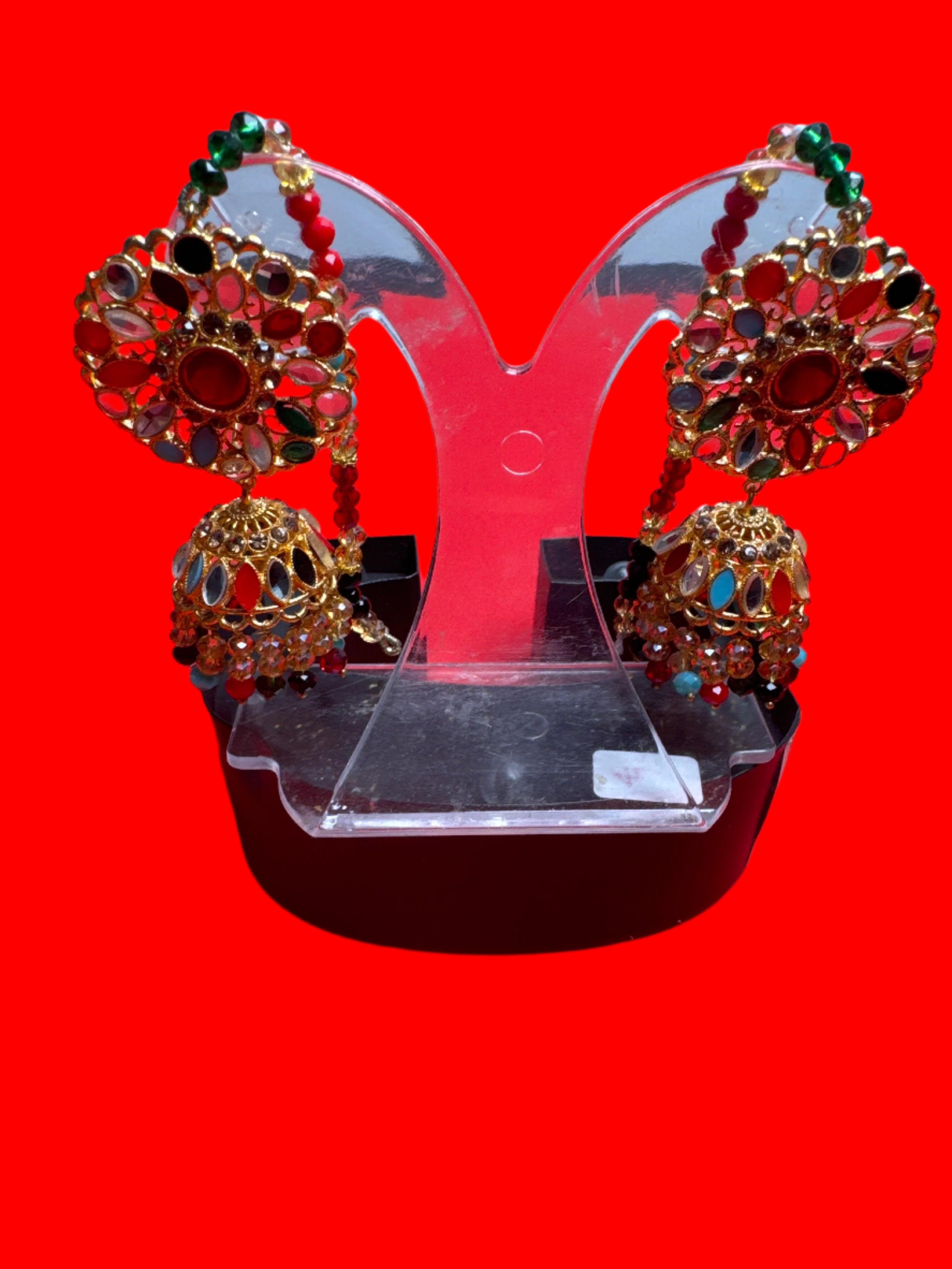 Jumkay  (Earings) in gold colour with pearls - TBE 11