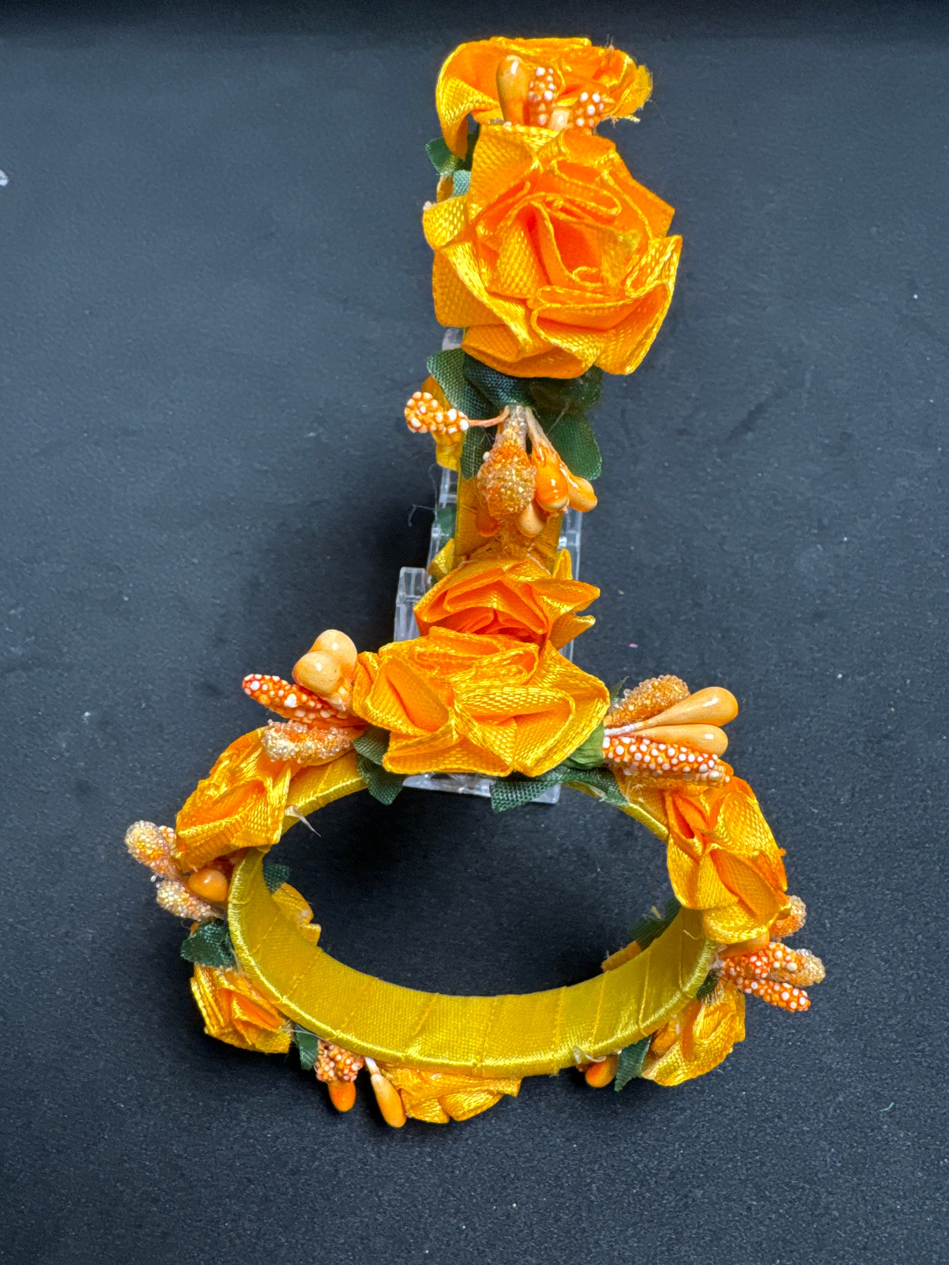 Yellow flower Kara set (Sold as pair)