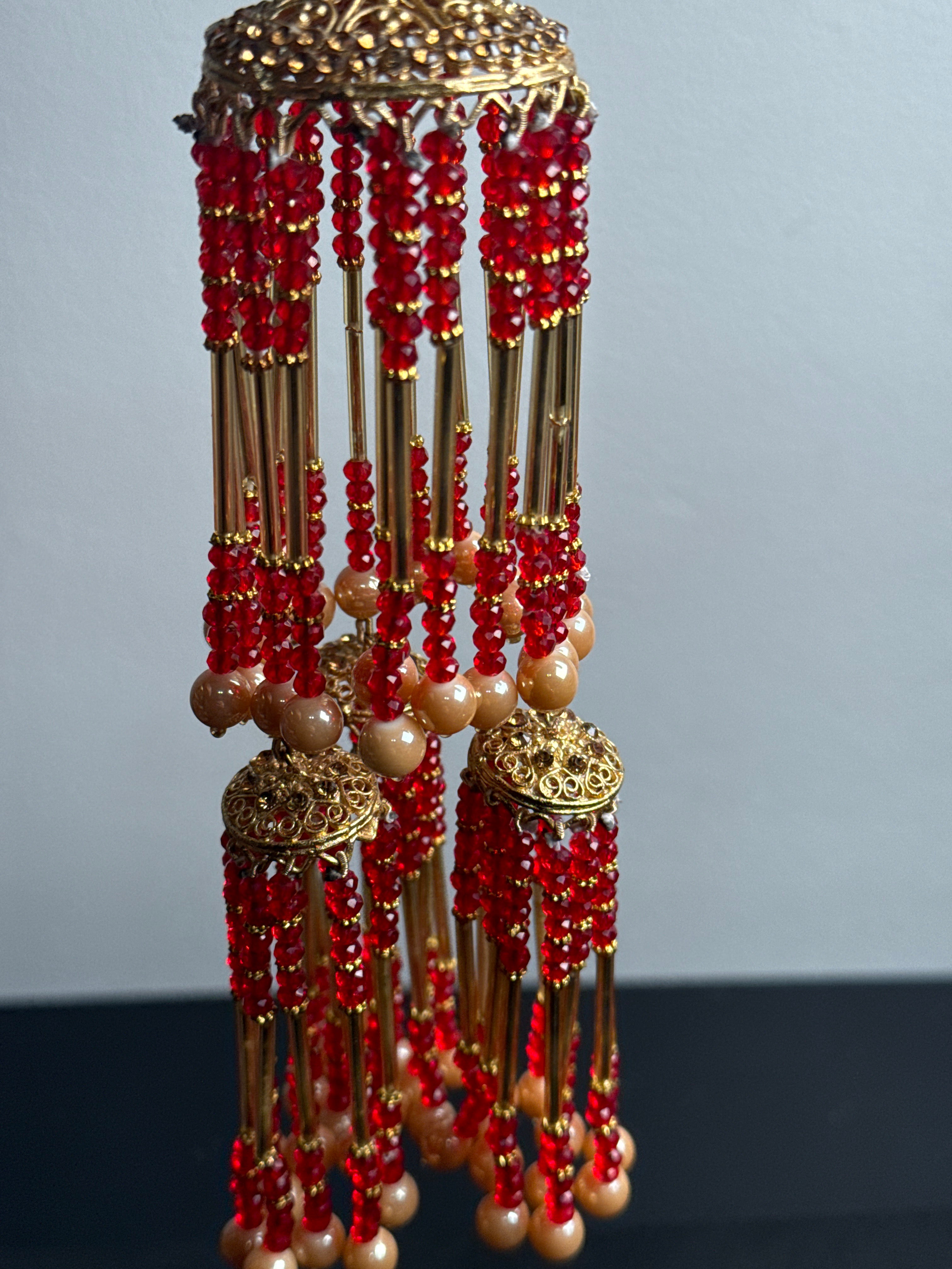 Kaleera Bangles  red gold in double (Sold as single)