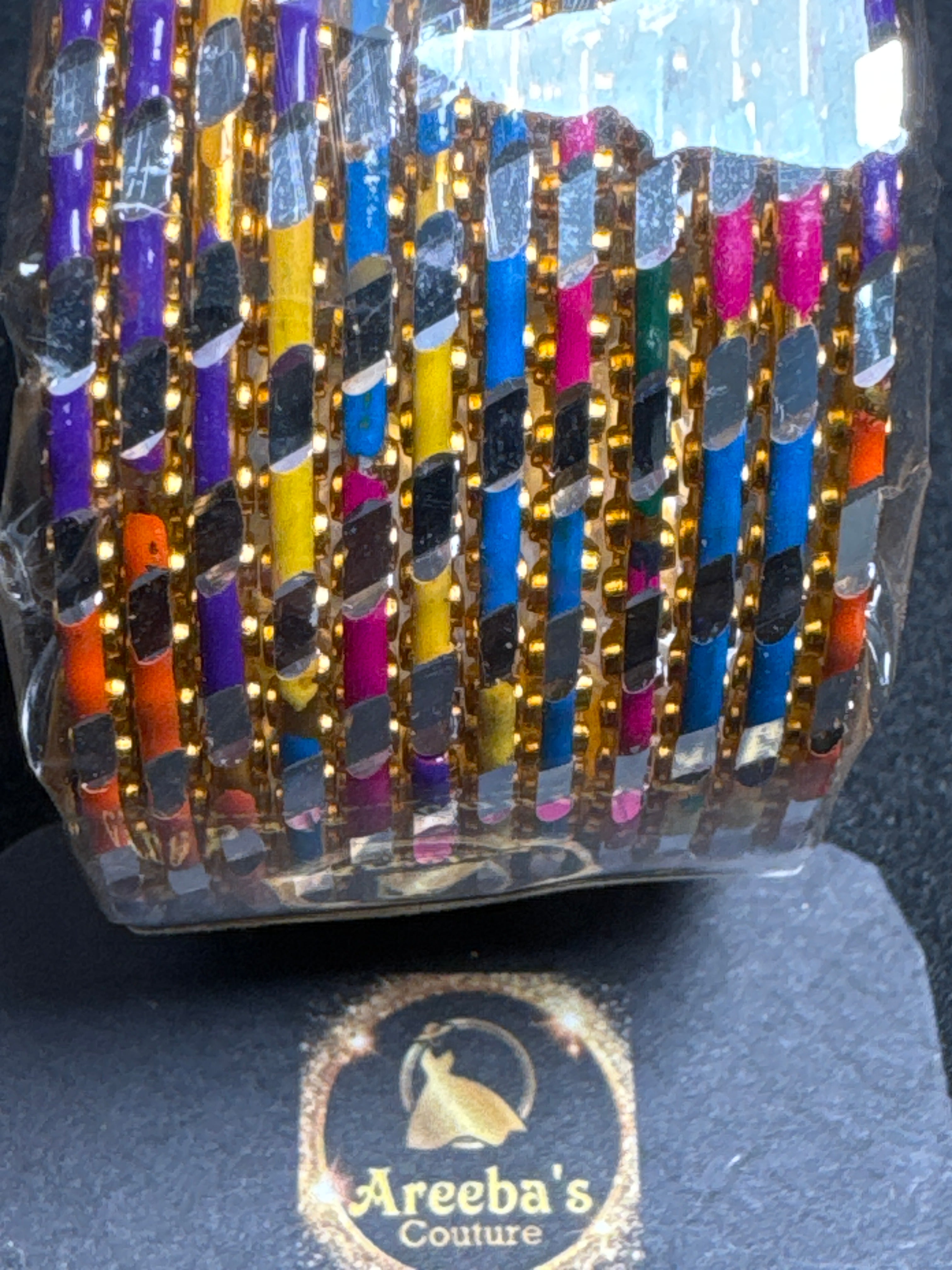Girls multi colour bangles A17