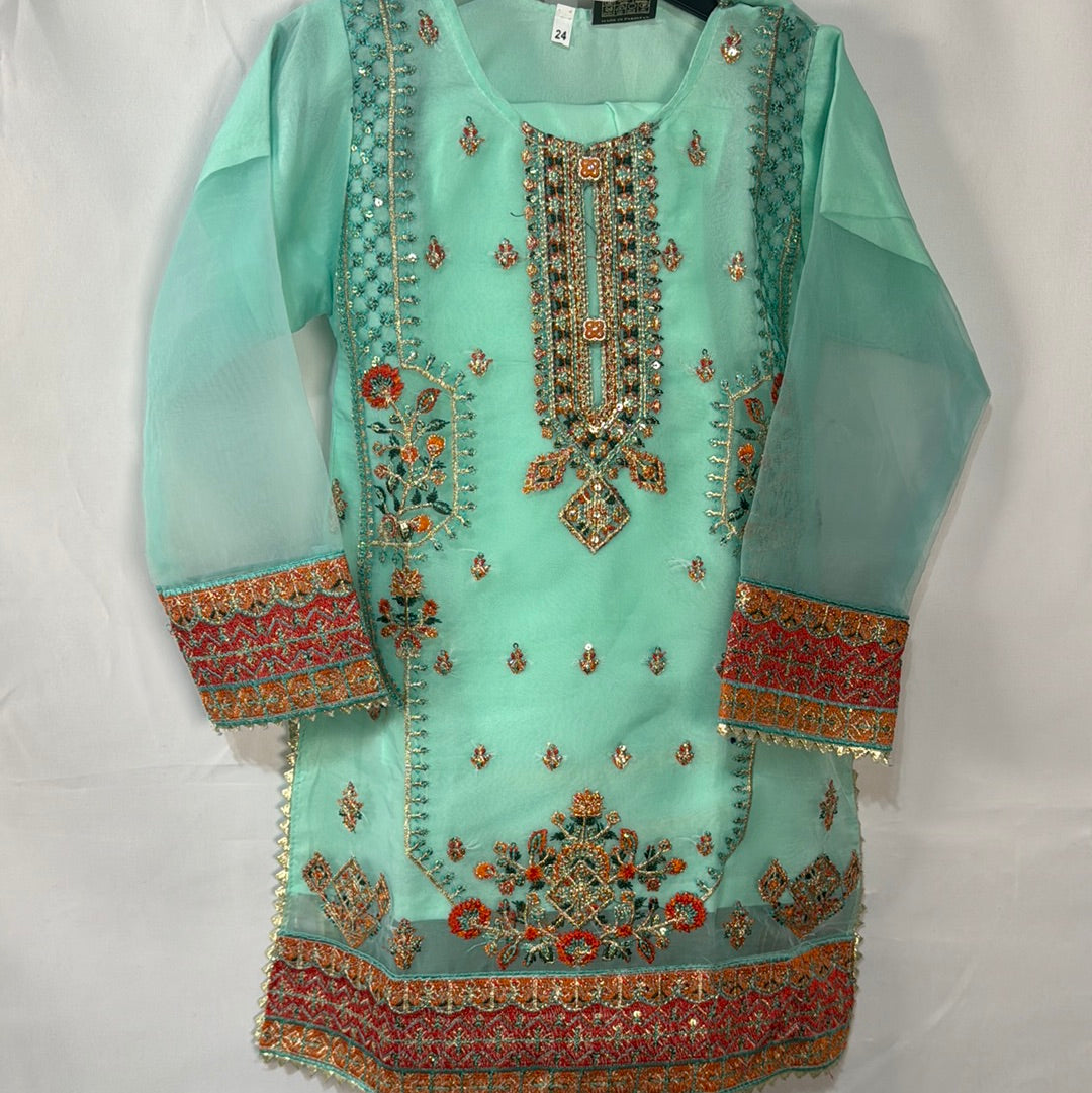 Girls shirt trouser set BC15- Areeba's Couture