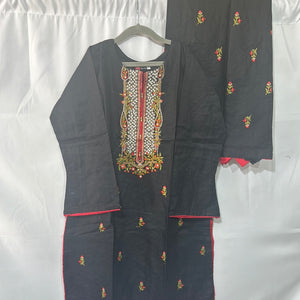 Girls black shirt and trouser- Areeba's Couture