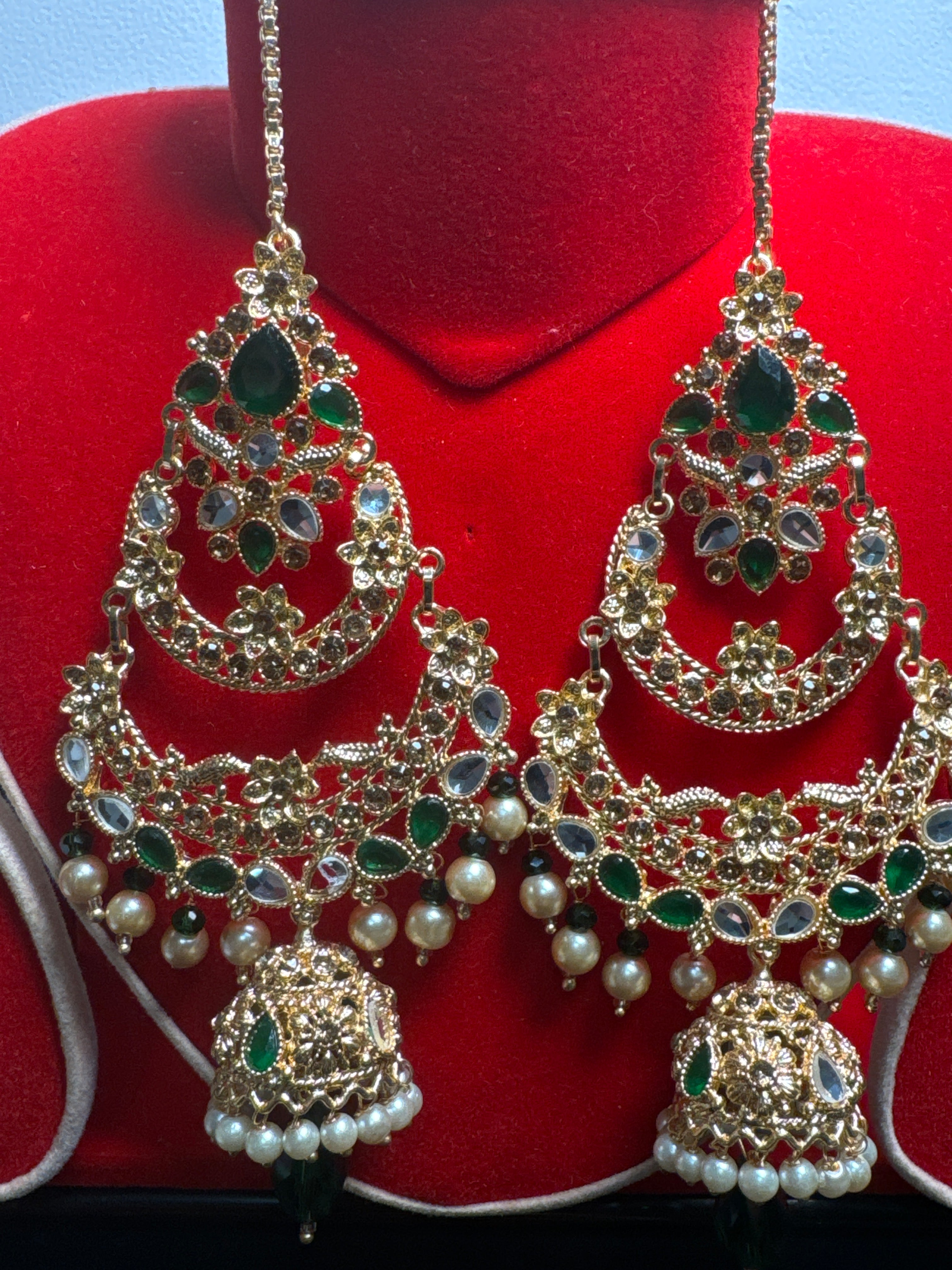 JUMKAYS - Stylish earrings for Women - Traditional Pakistani/Indian Jewellery Earing gold JM02