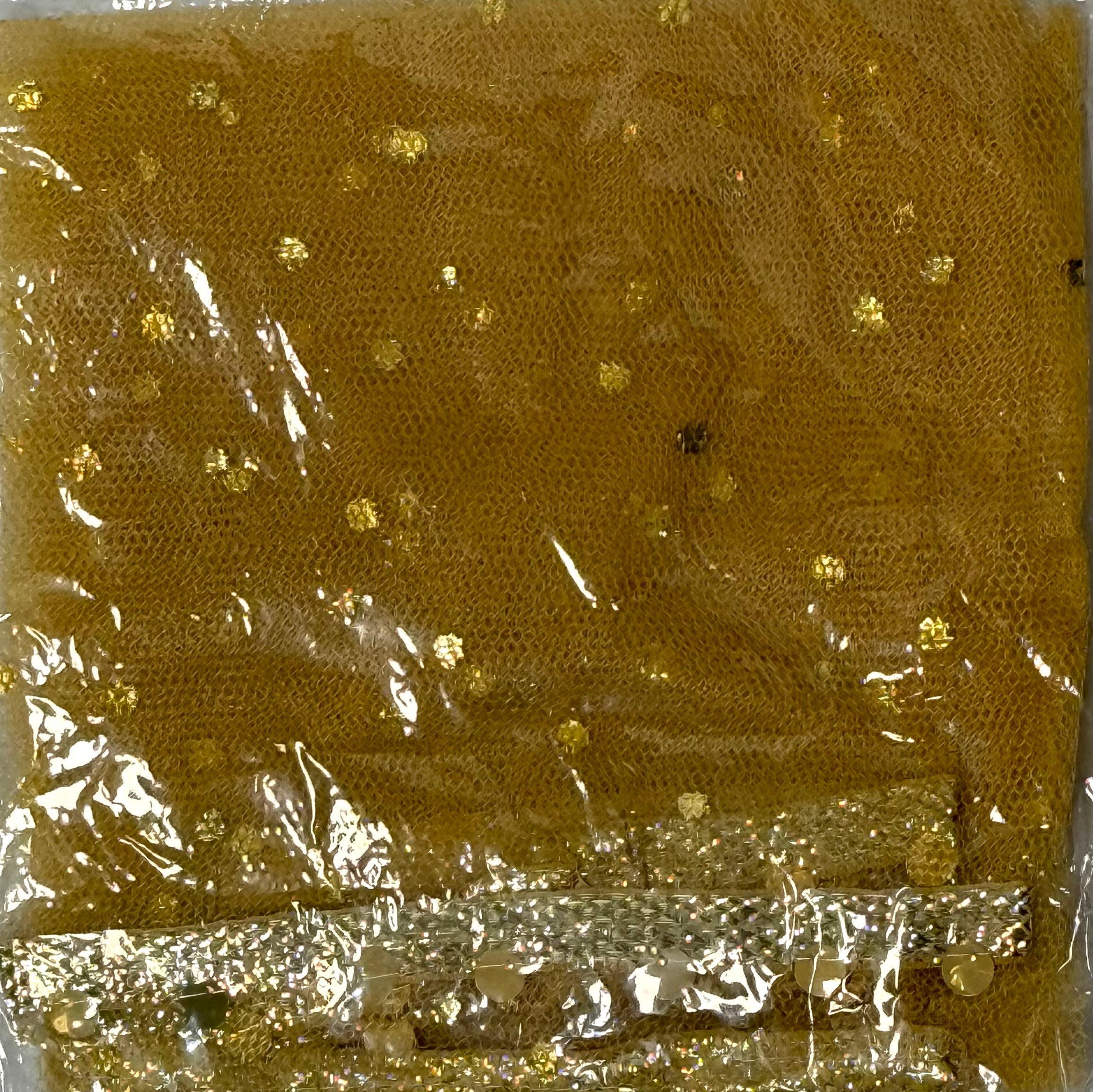 Net Dupptta For Small/Young Girls In Gold Colour