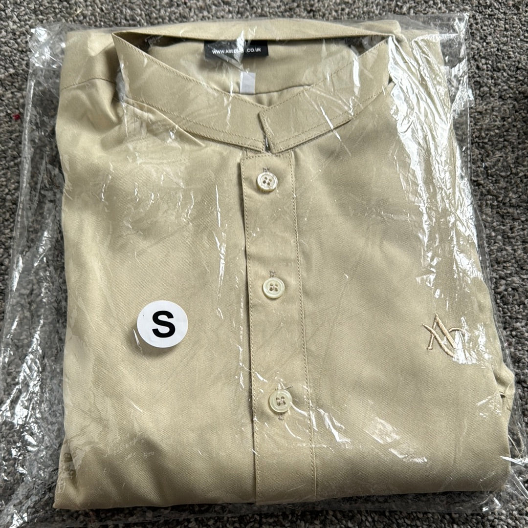 Gents beige Pakistani Salwar kameez suit YC003