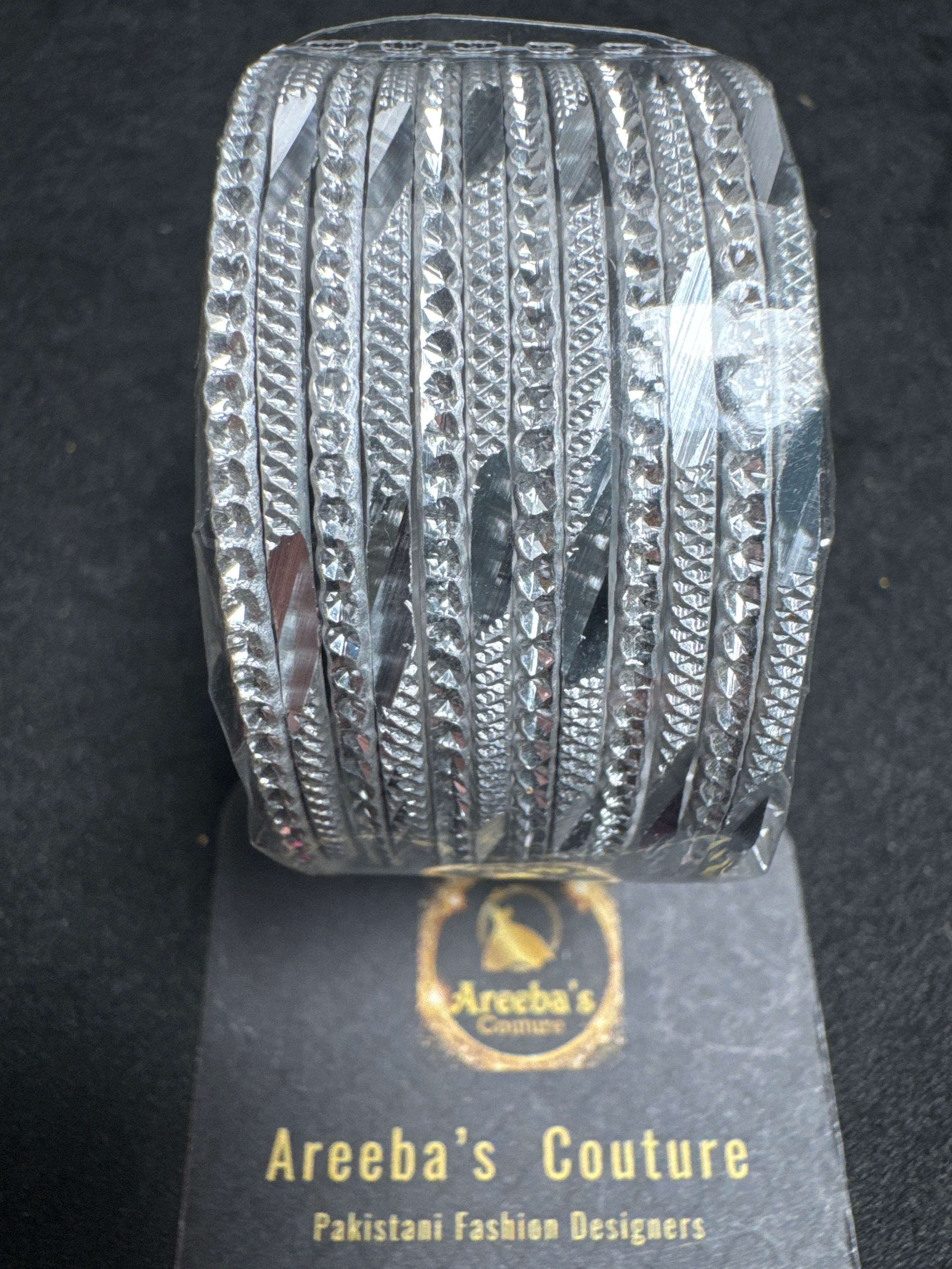 Girls silver bangles A18