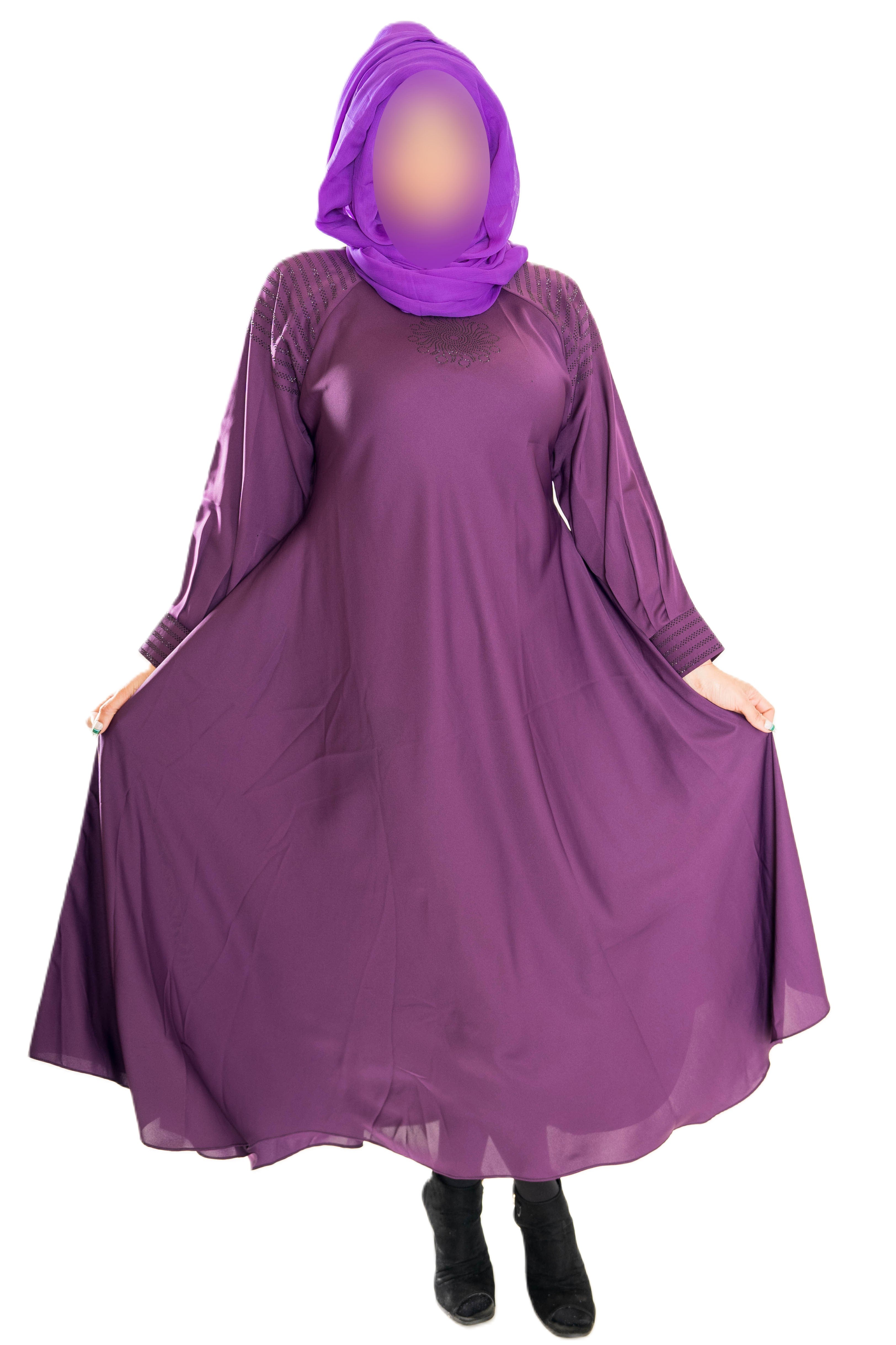 DMC Abaya with Cuffs - Elegant High-Quality Material for Style and Comfort - Statement Piece for Your Wardrobe
