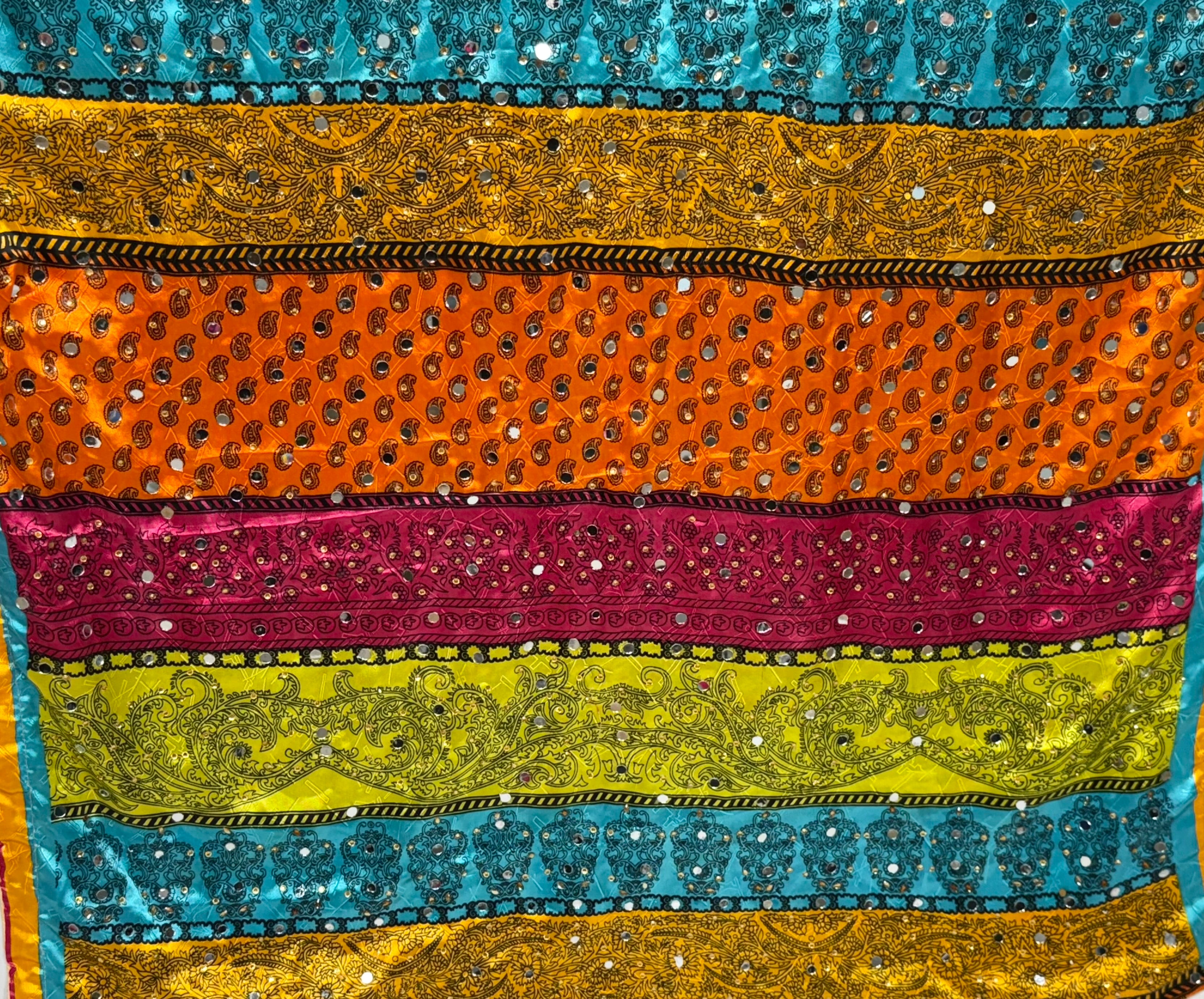 Silk Dupptta In Multi Colour Sd14 By Areeba'S Couture