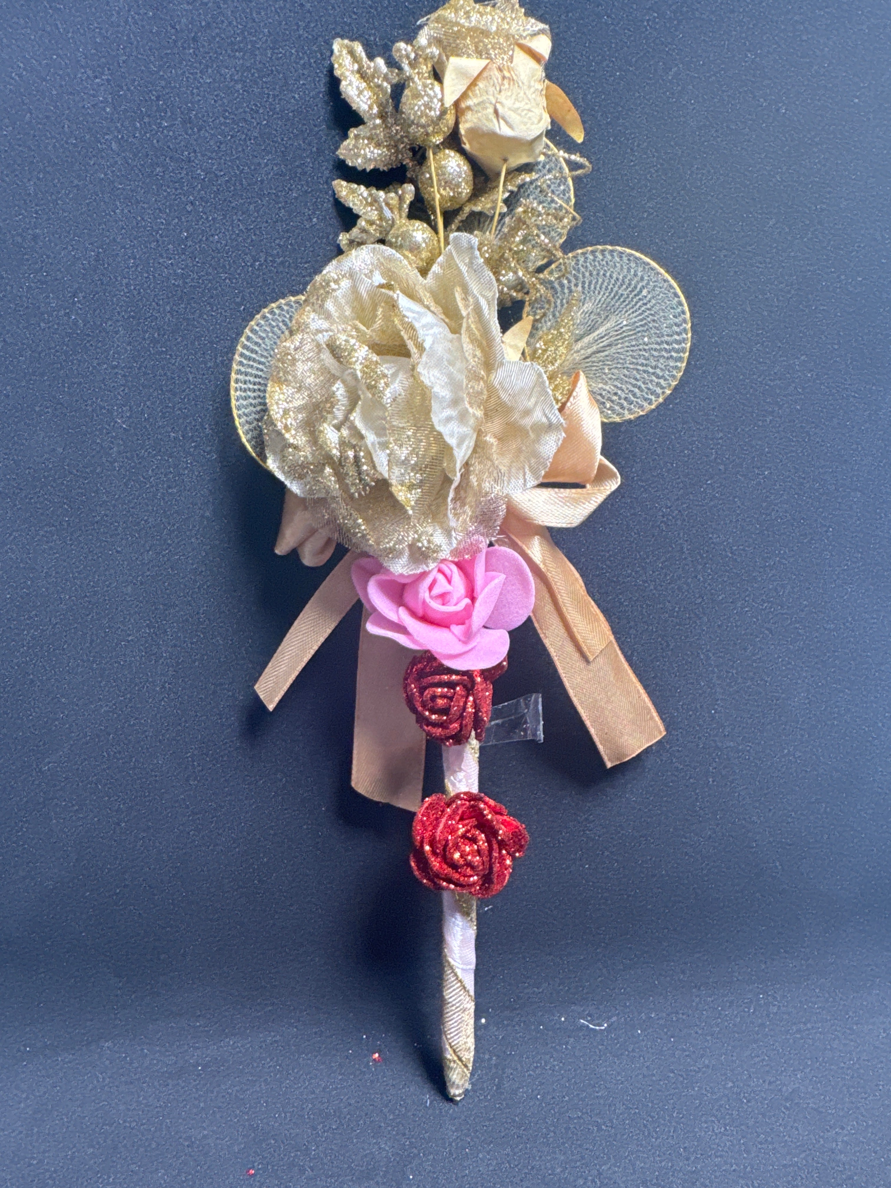 Bridal Nikah Pen D53 - Decorated Bridal Pen for Brides to Sign Nikah Documents Matching Attire