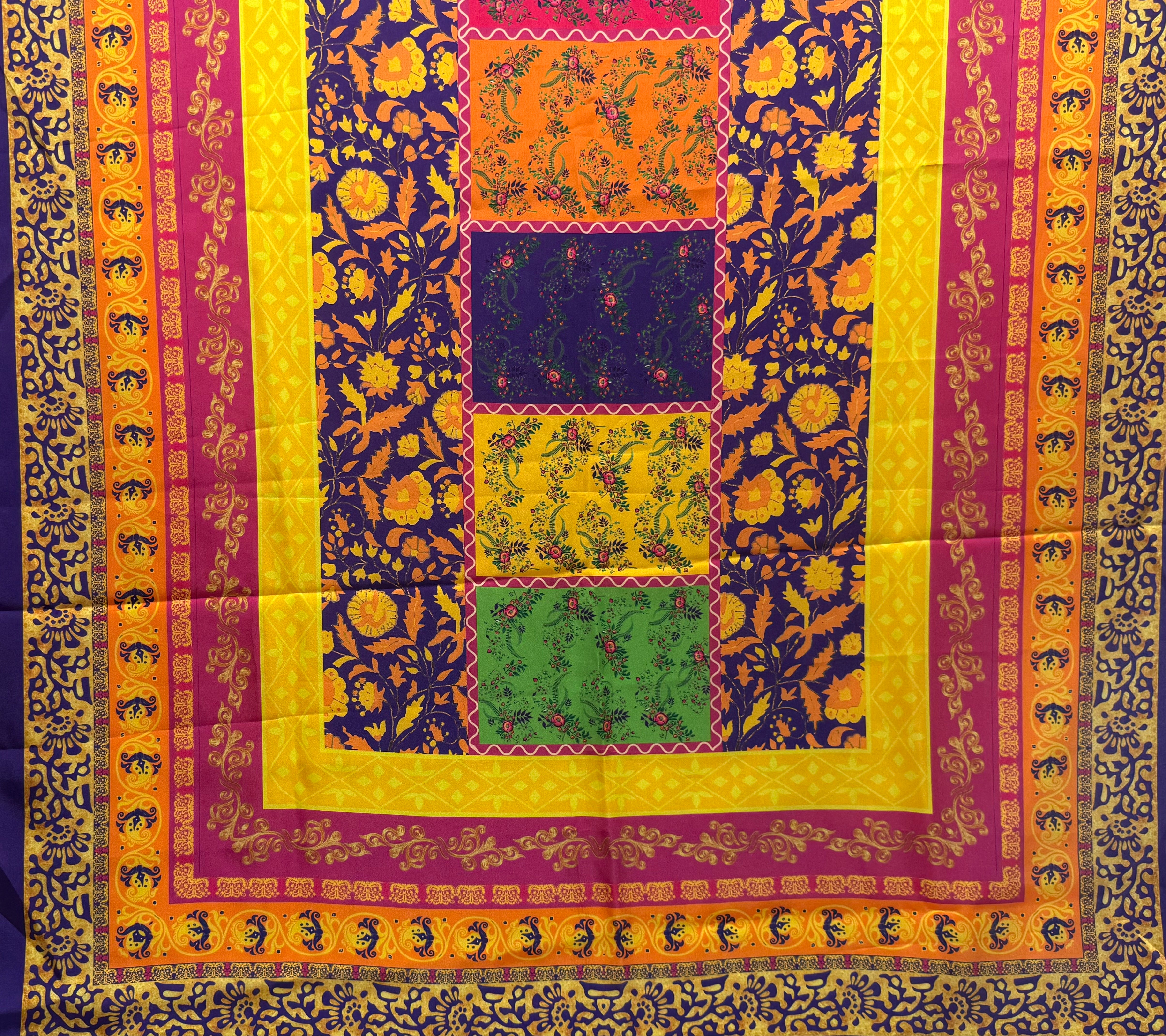 Silk Dupptta In Multi Colour Sd4 By Areeba'S Couture