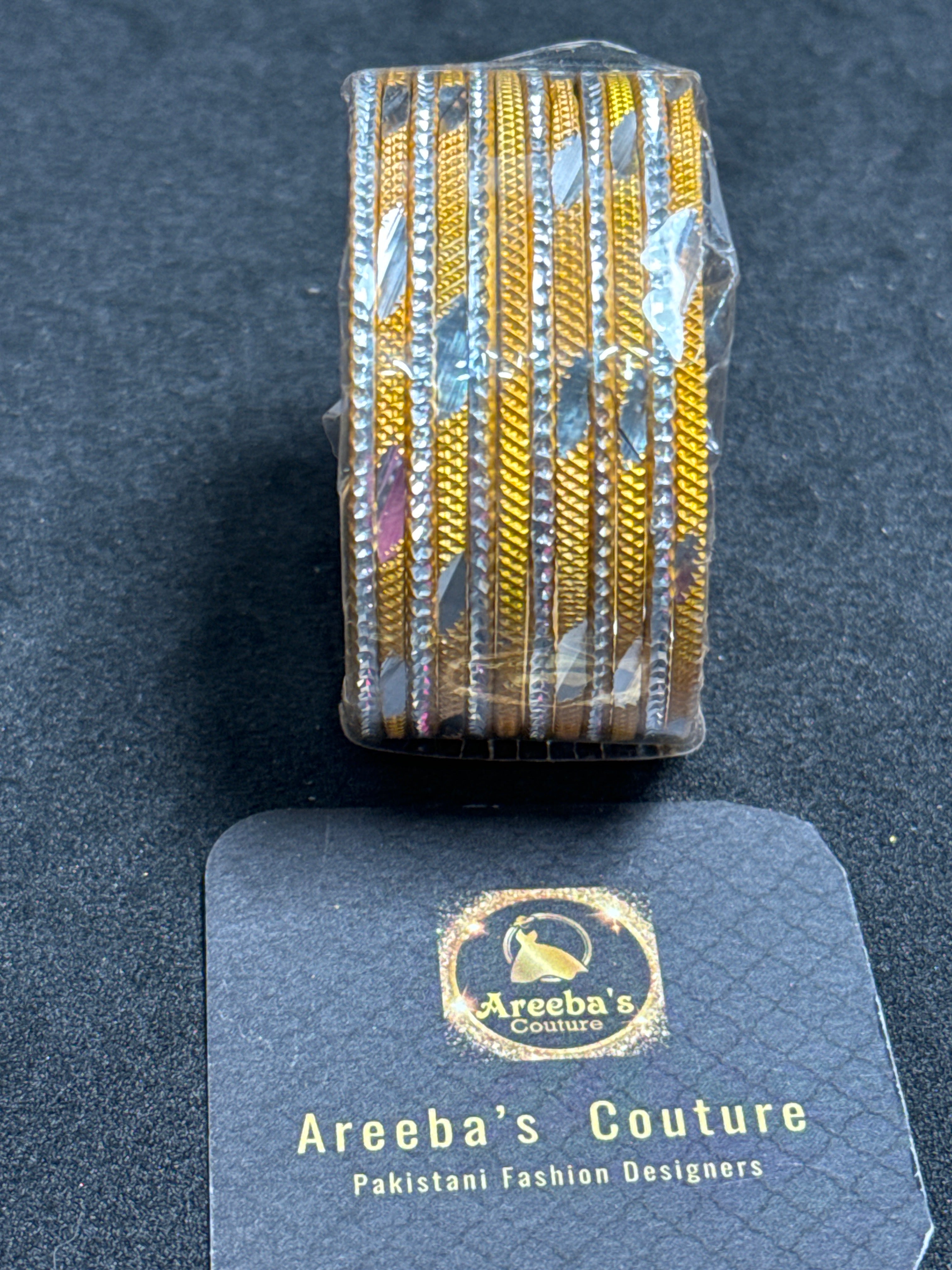 Girls silver gold bangles A15