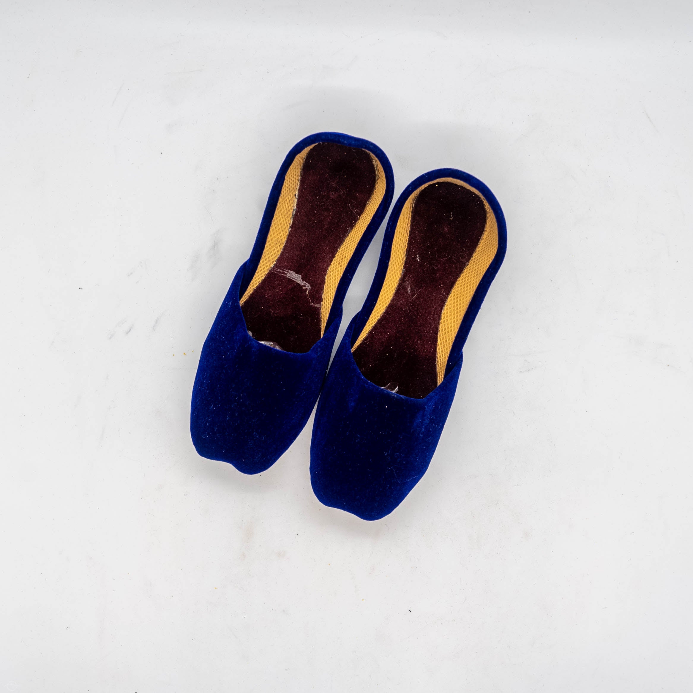 Blue Velvet Khussa - Expertly Crafted with Finest Materials for Durability and Comfort Perfect for Special Occasions or Everyday Wear