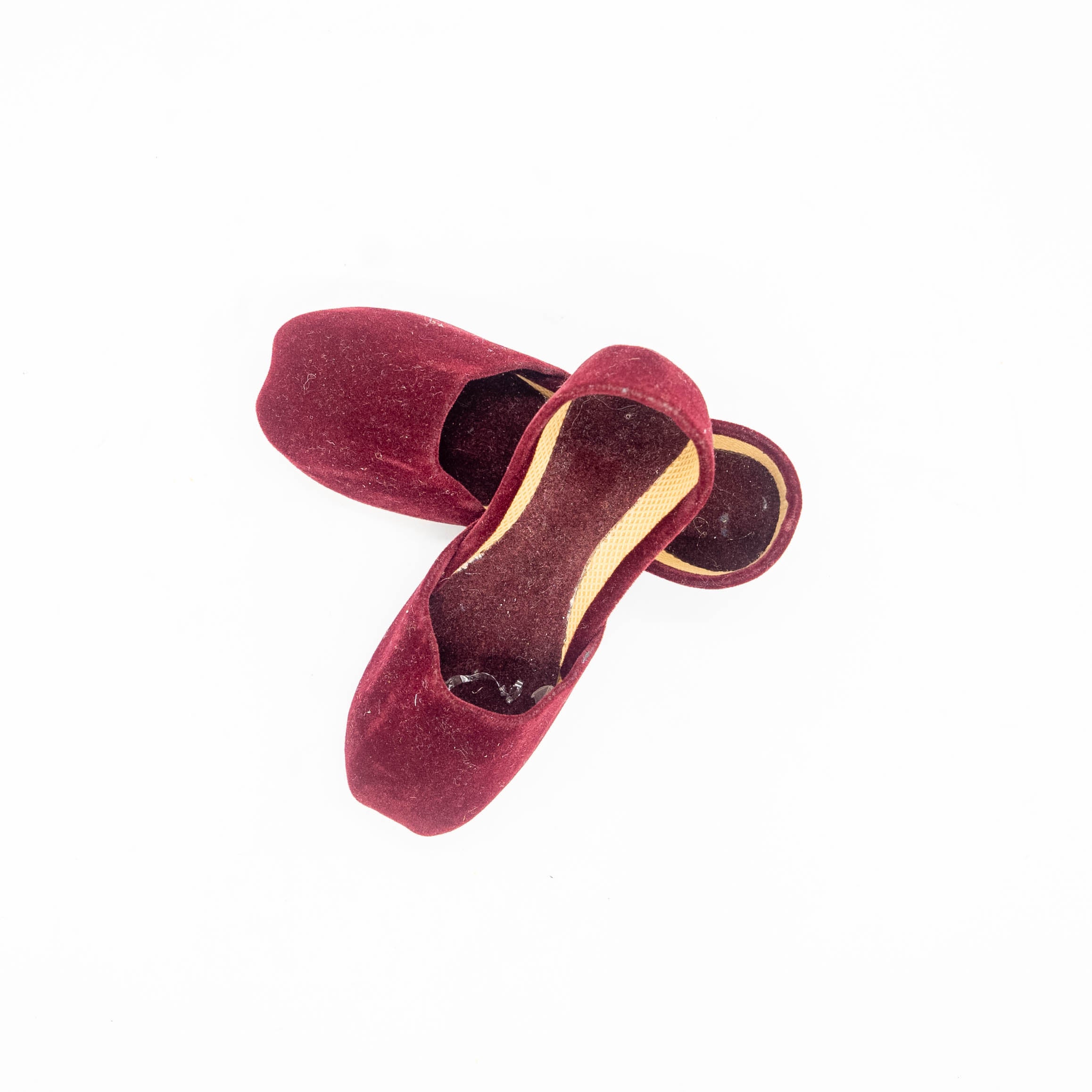 Maroon Velvet Khussa - Handcrafted High-Quality Shoes for Long-Lasting Durability and Elegant Look