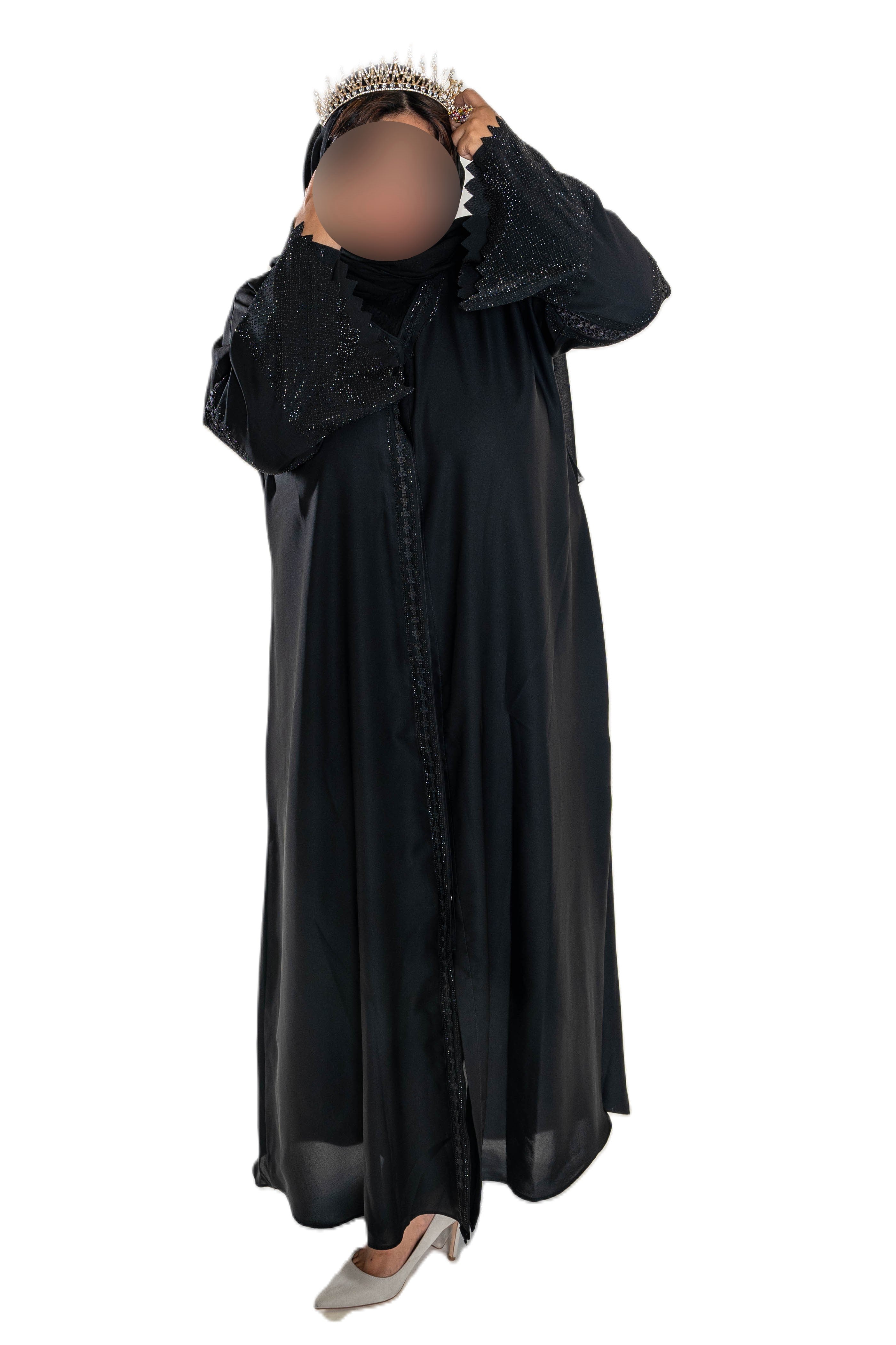 DMC Black Abaya - Professional & Timeless Elegant Look High-Quality Materials Comfortable & Stylish for Any Occasion