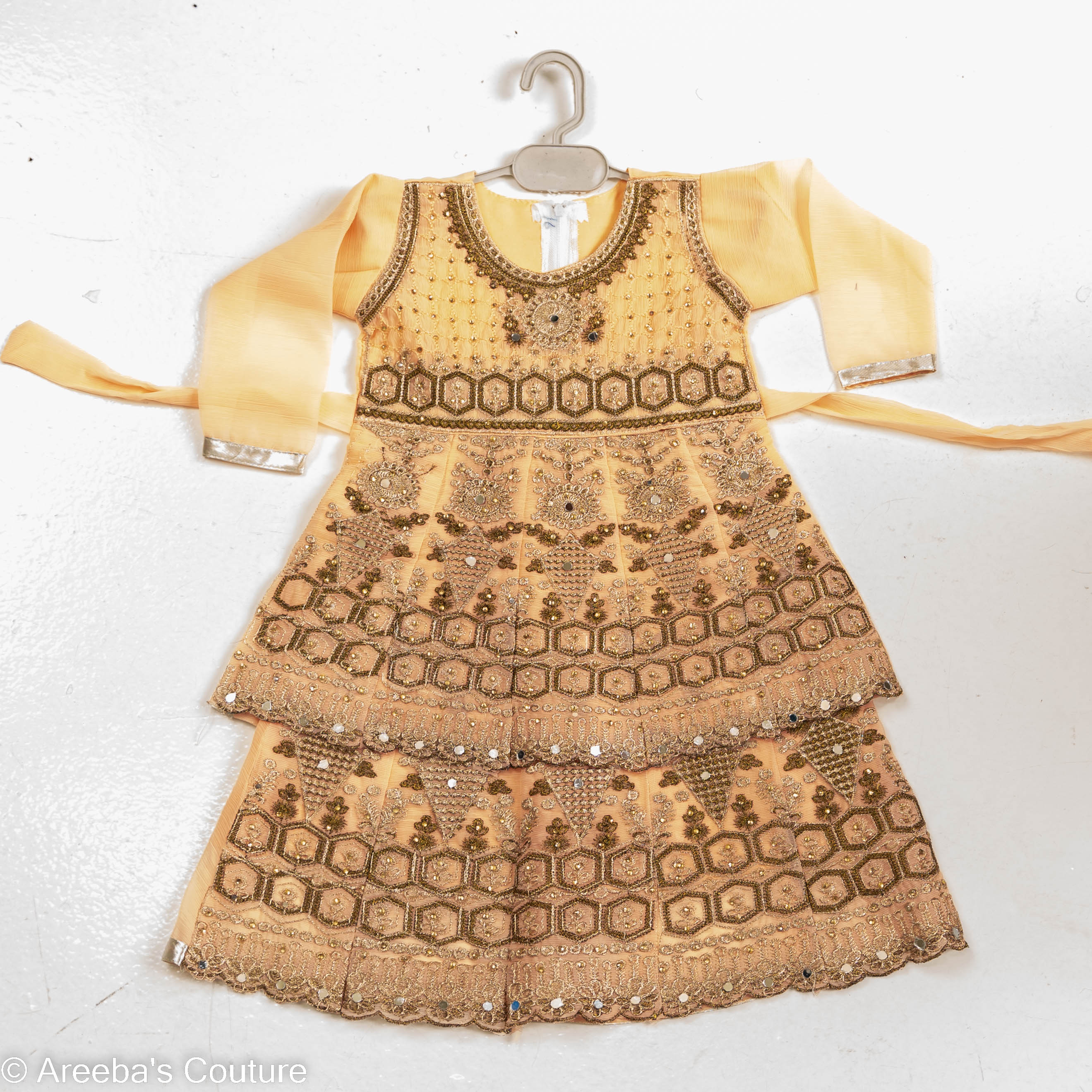 Peach lehnga set