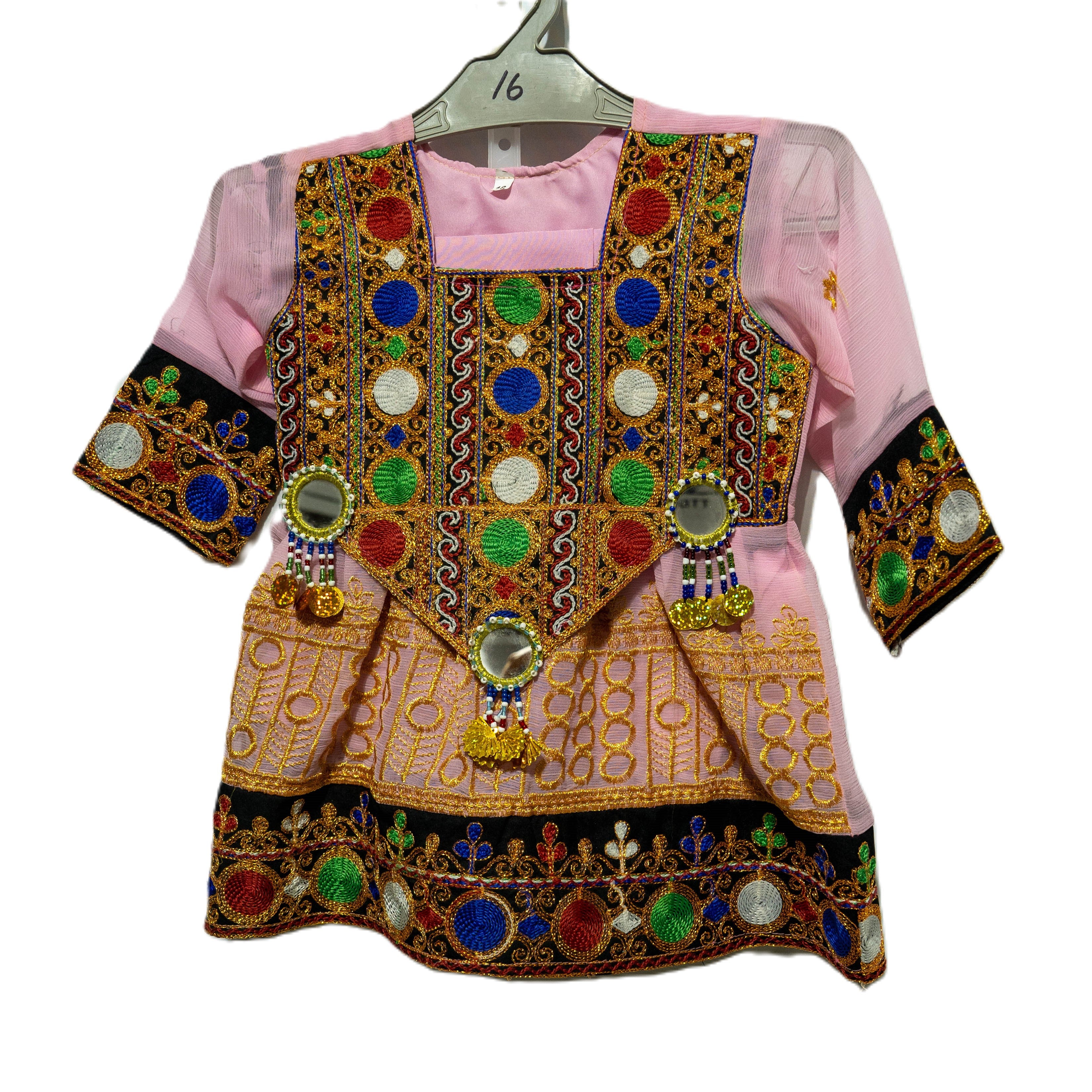 Pink Afghan frock