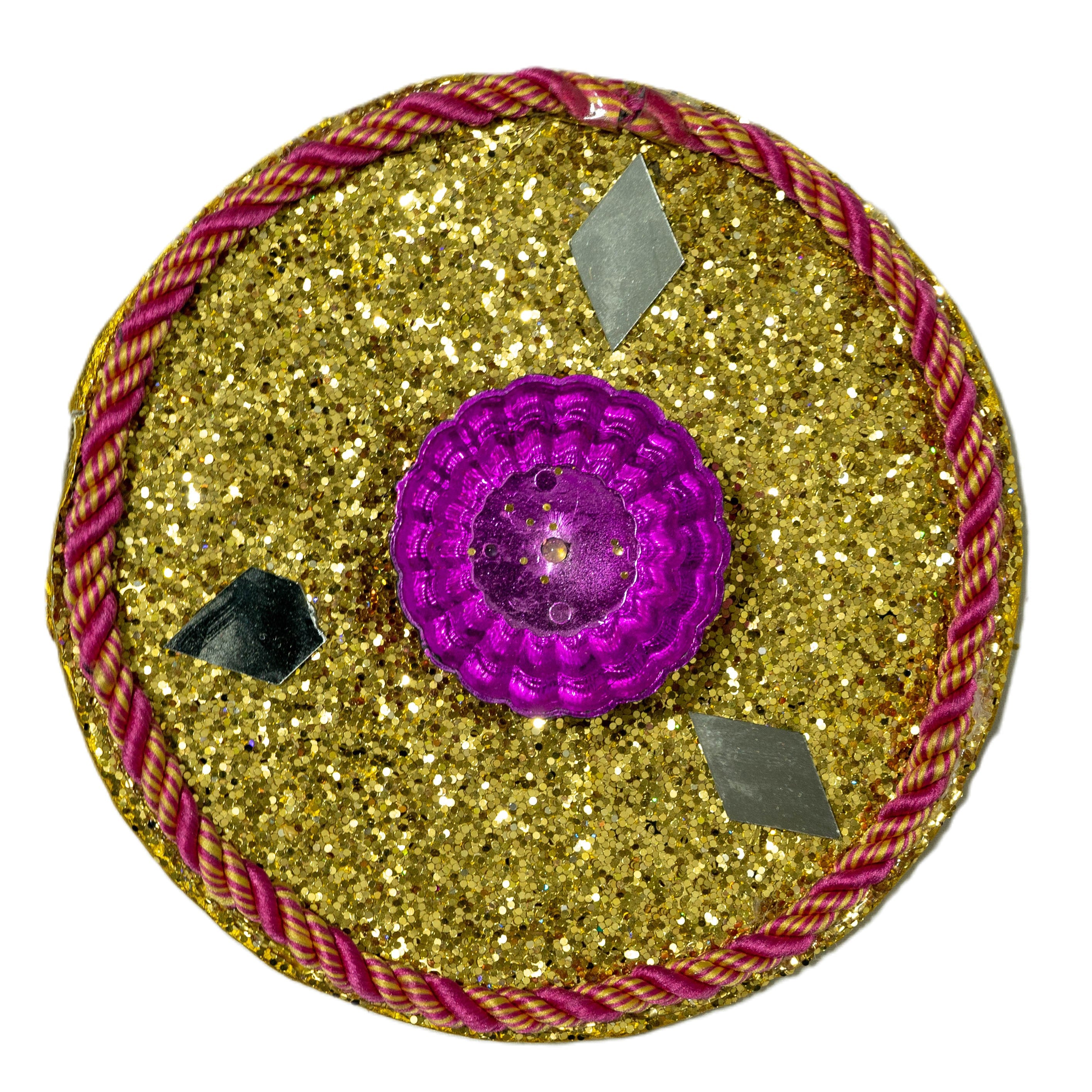 Single circular mehndi tray