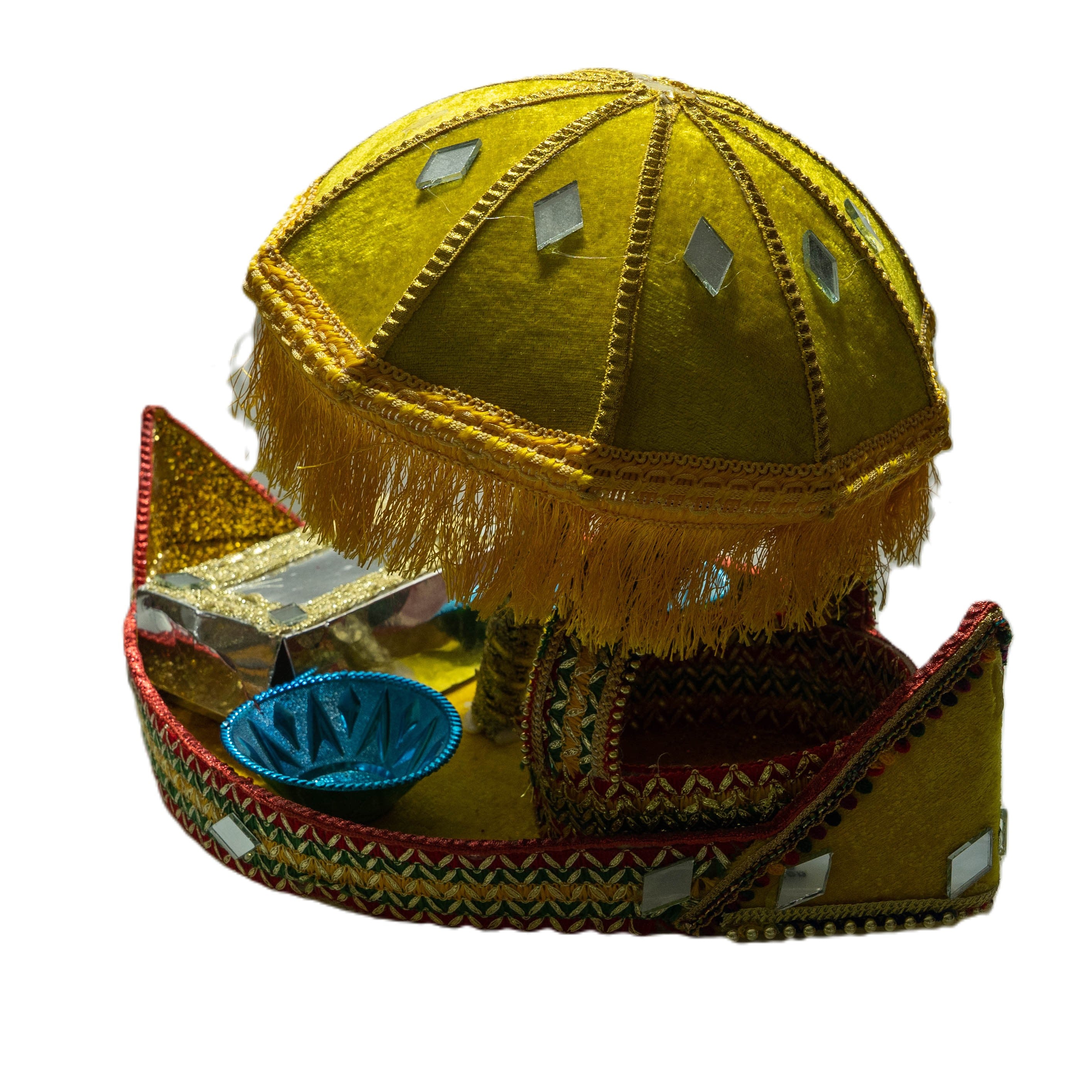 Boat shaped Mehndi tray
