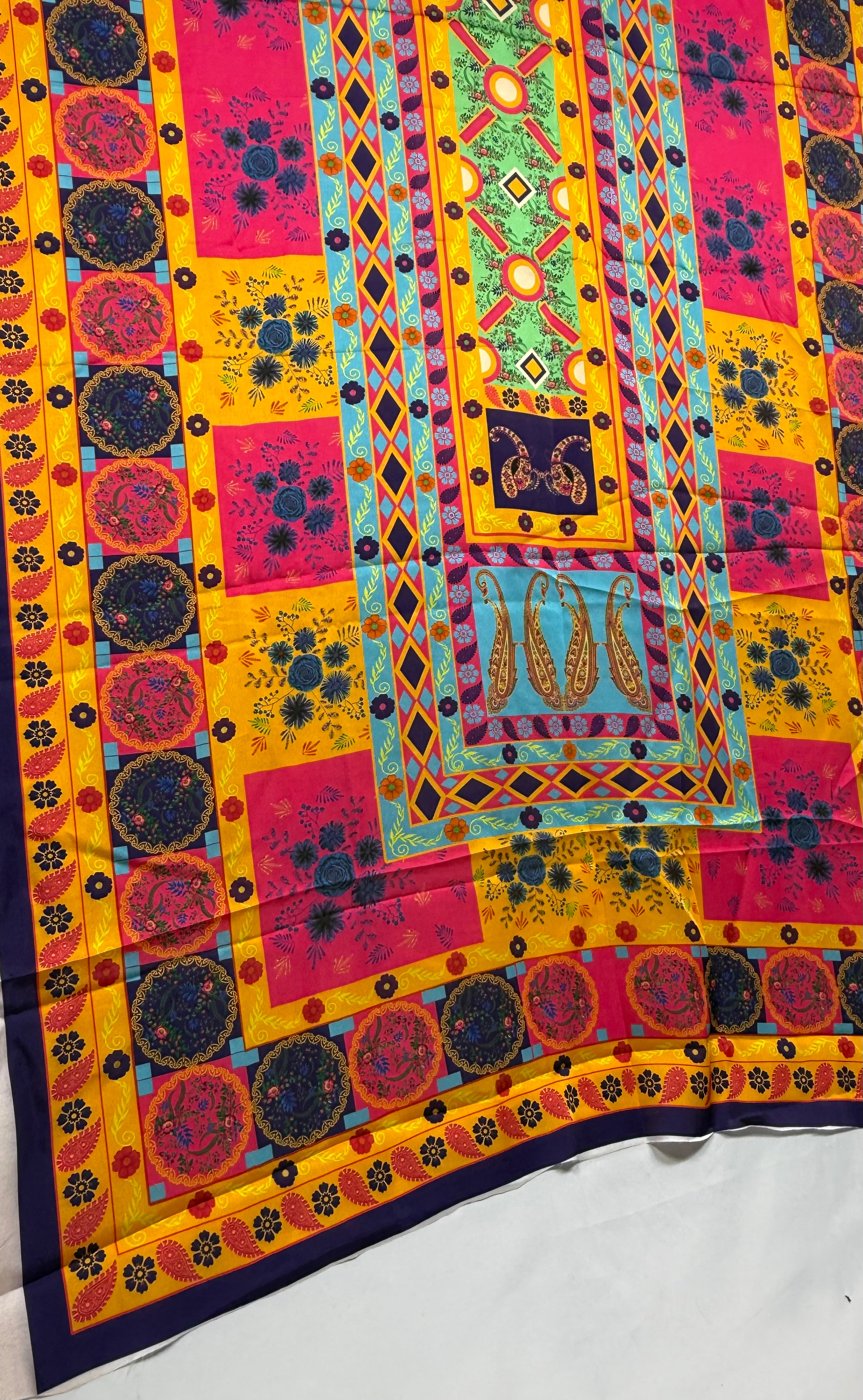 Silk Multi Colour Duptta - Sd1