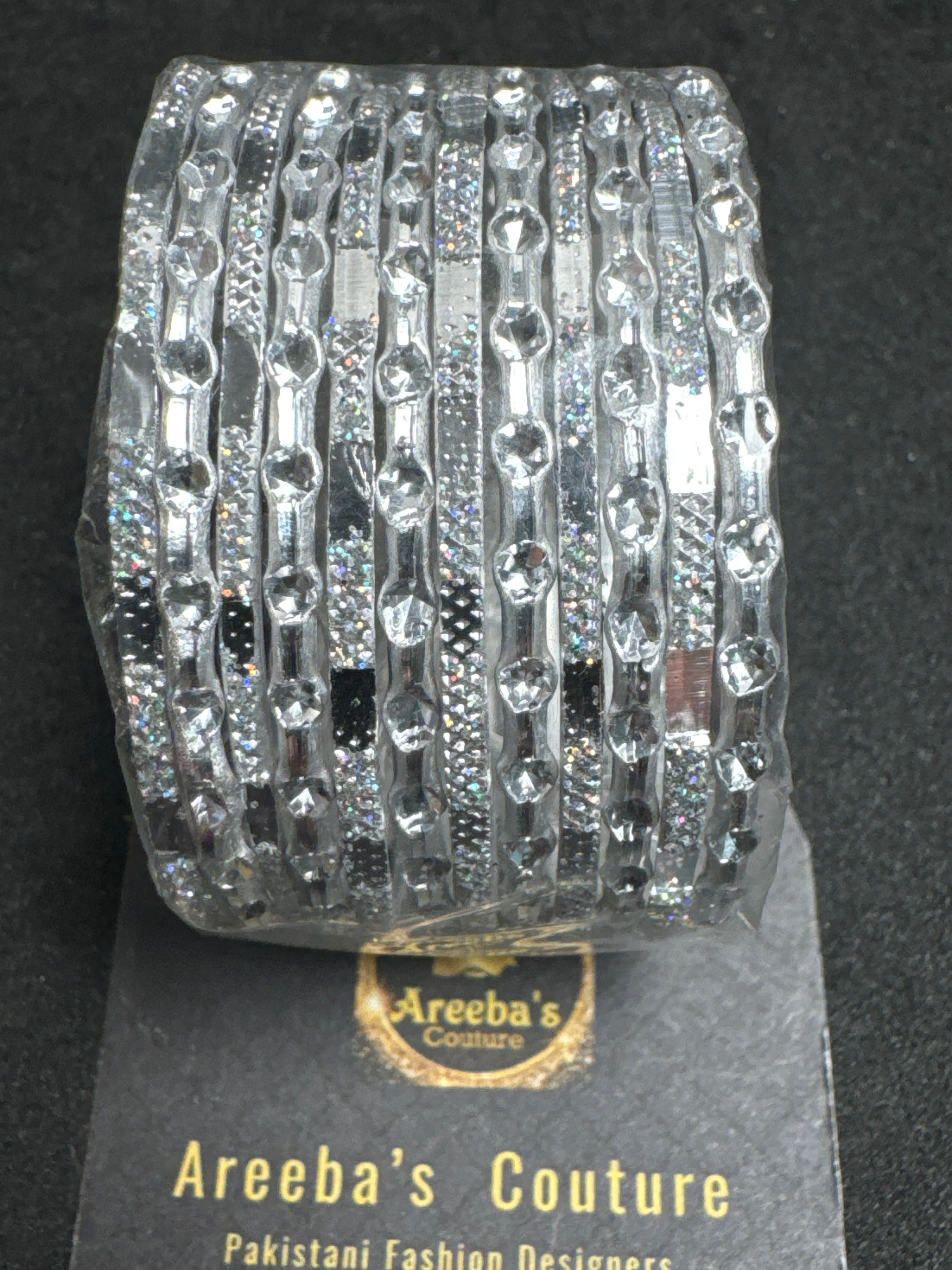 Girls silver bangles A11