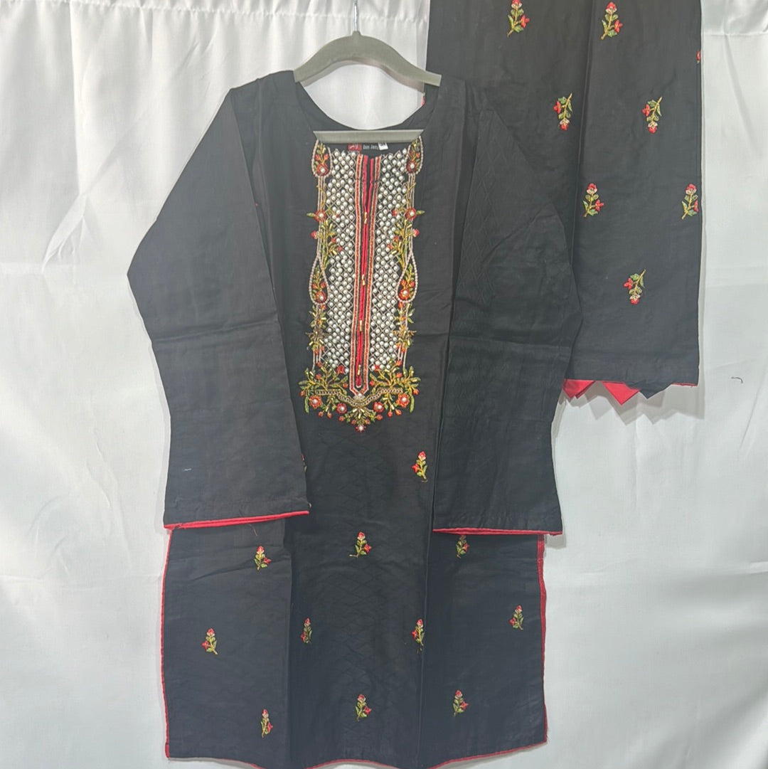 Girls black shirt and trouser- Areeba's Couture