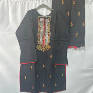 Girls black shirt and trouser- Areeba's Couture