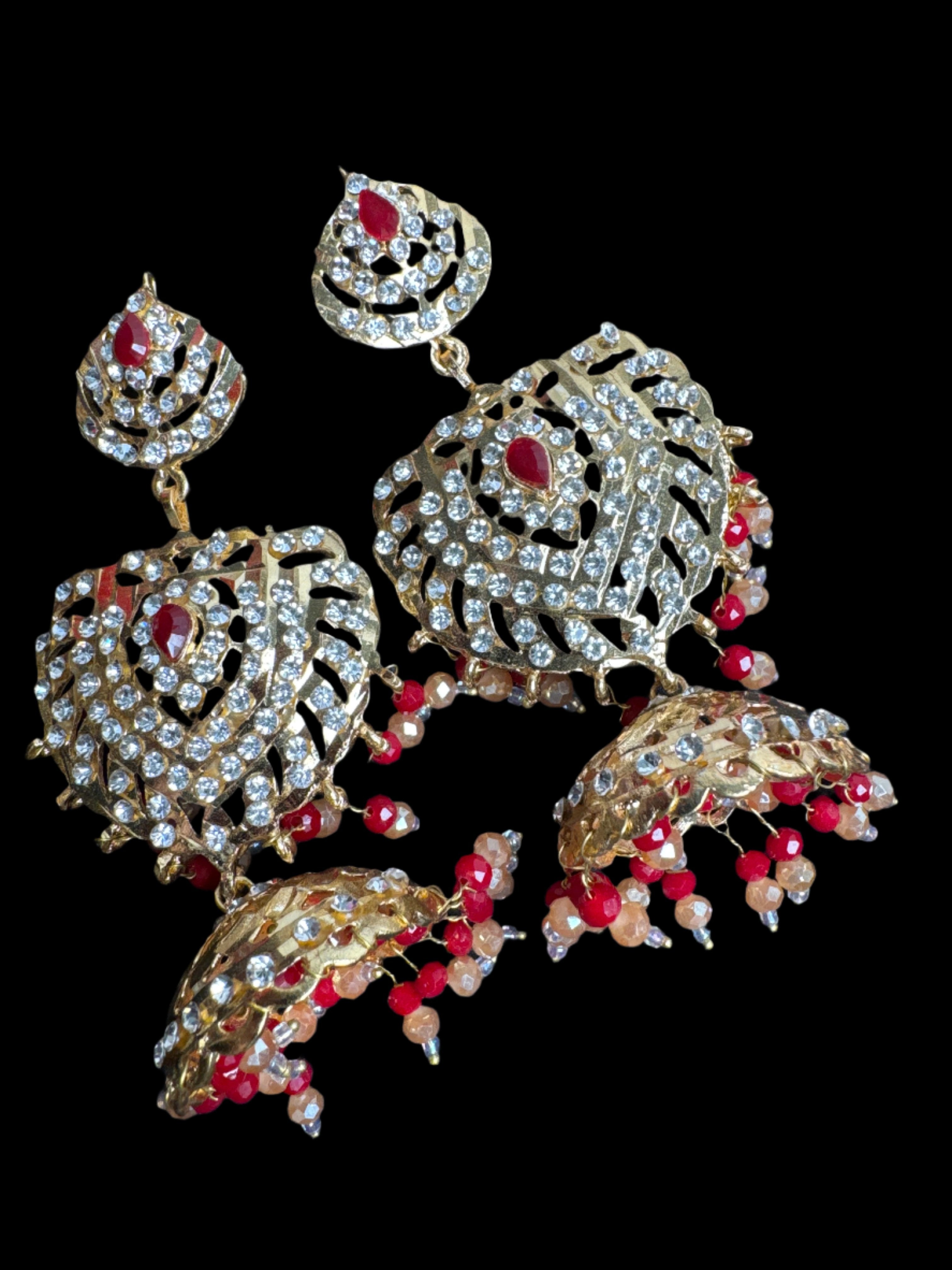 Mala set in Red & Gold JS50
