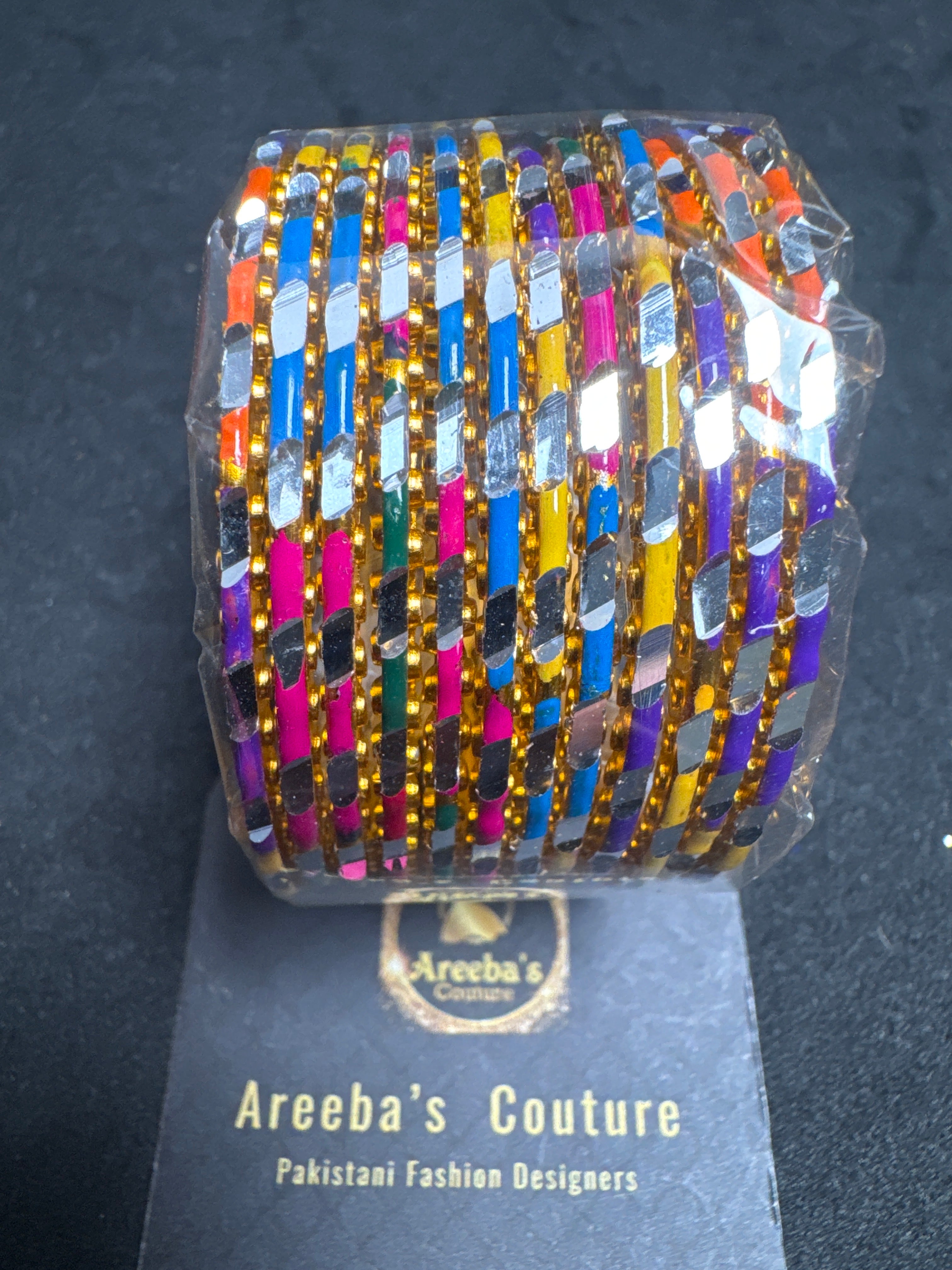 Girls multi colour bangles A17