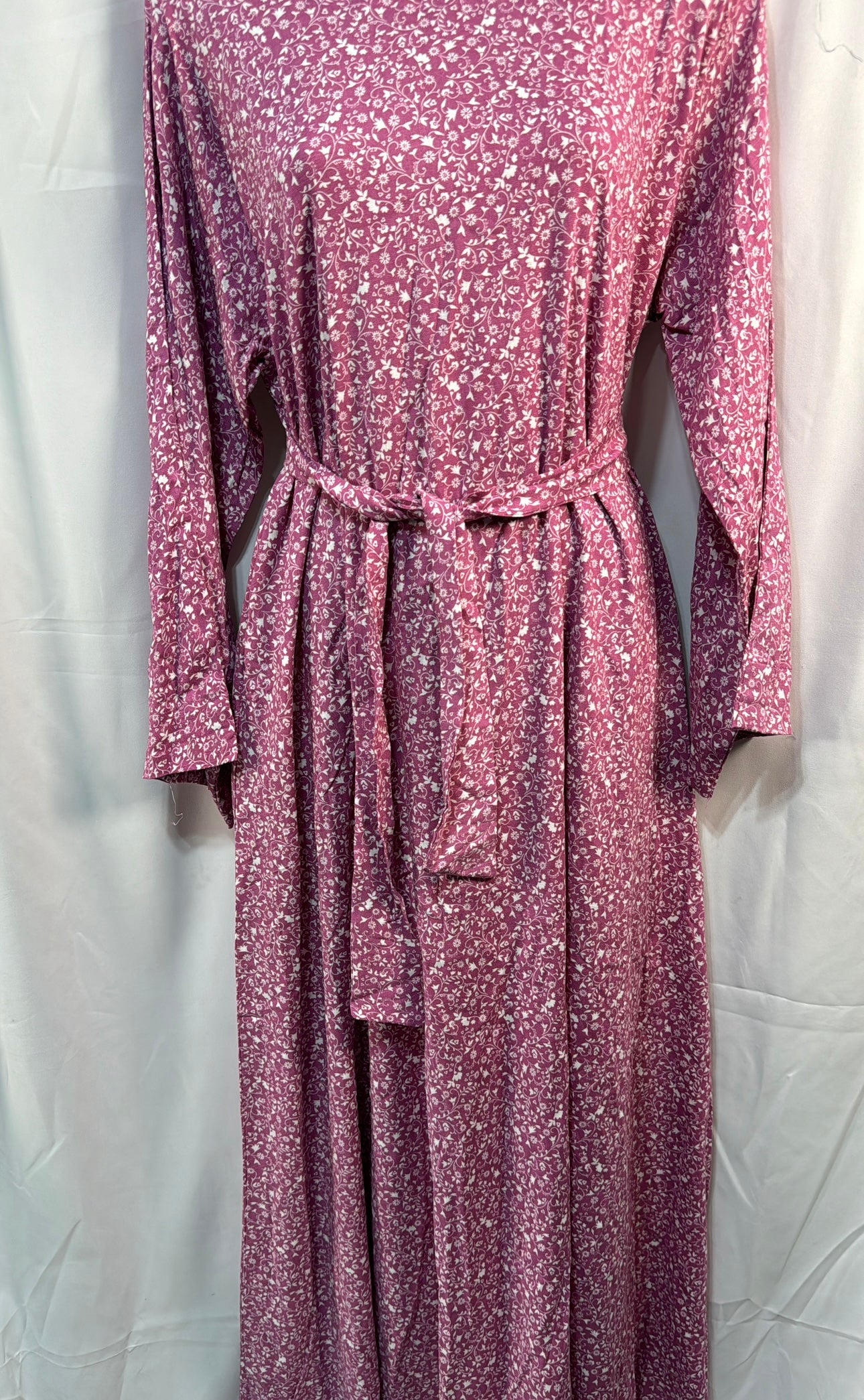 Long Arabic linen dress 6