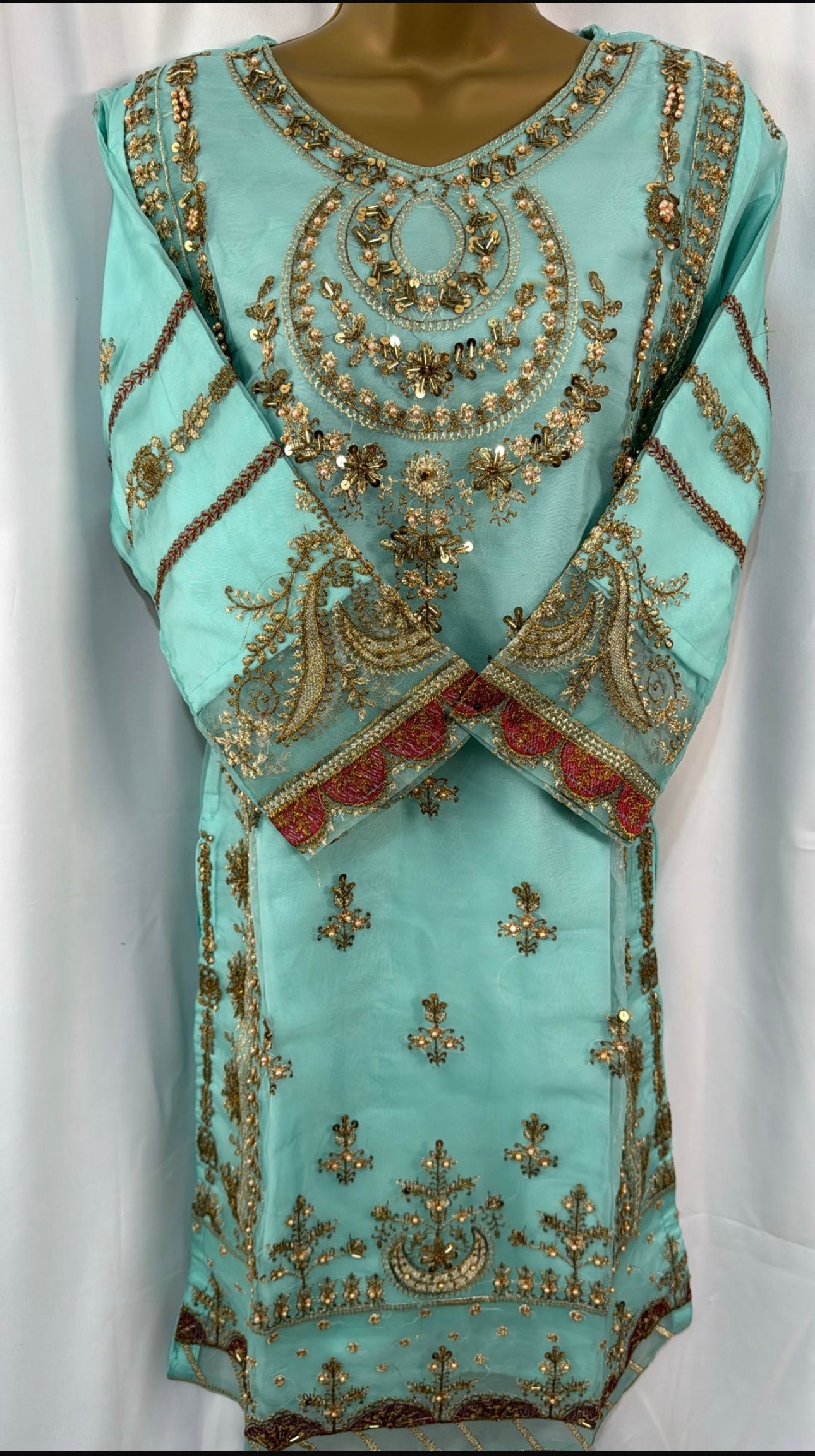 Aqua three piece suit