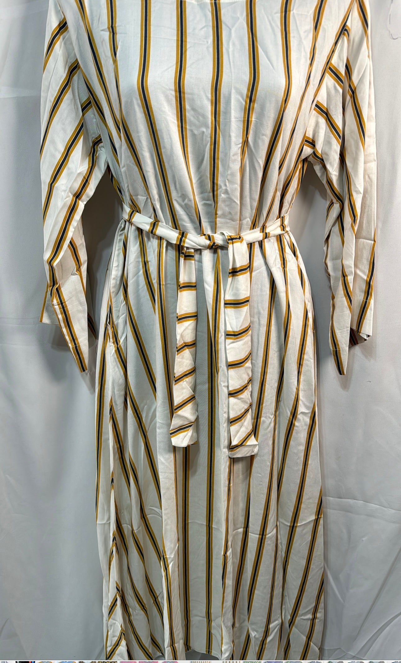 Long Arabic linen dress 7