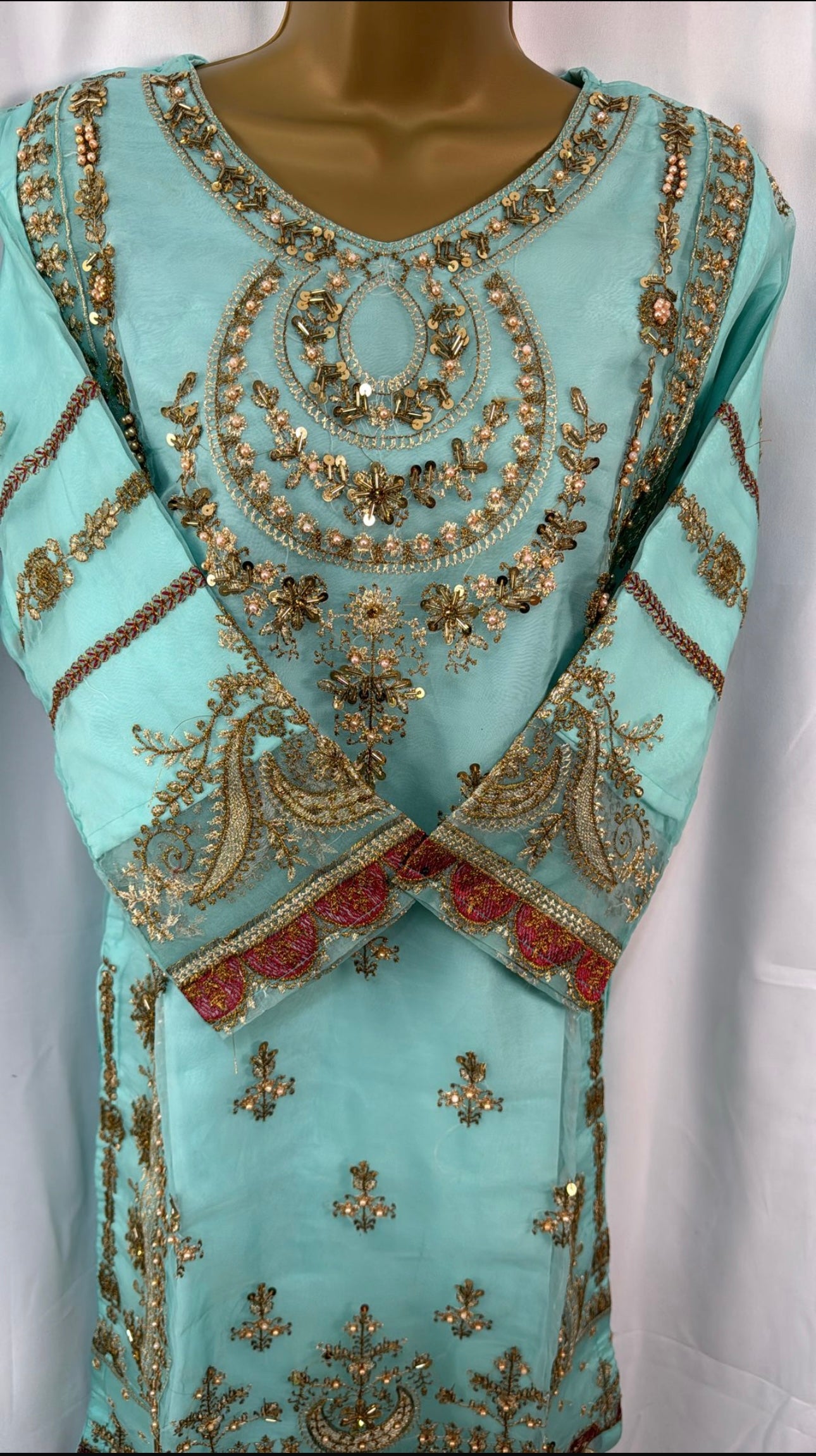 Aqua three piece suit