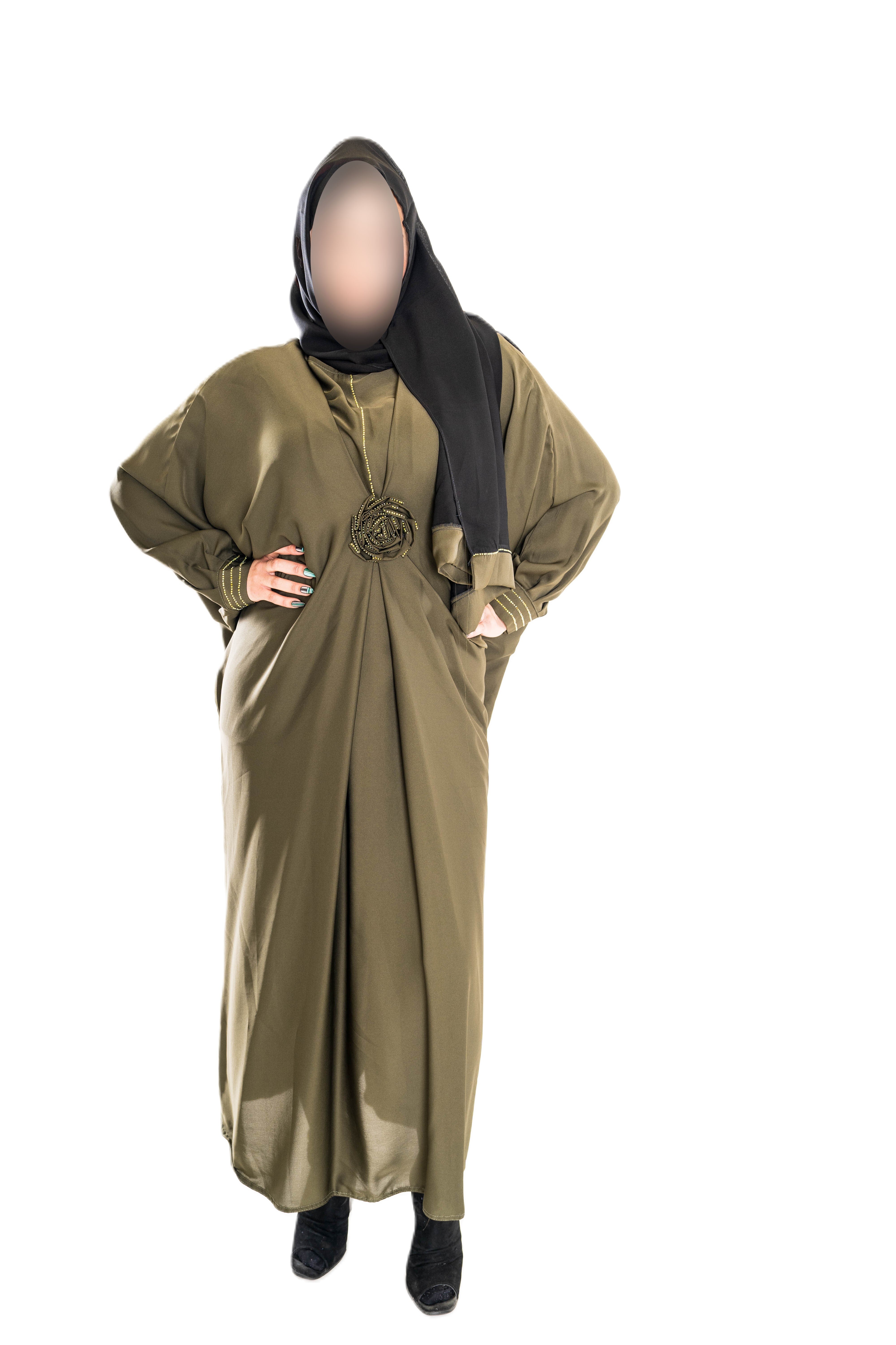Colour Bow Abaya - Chic Stylish Abaya with Unique Color Bow Detail High-Quality Materials for Any Occasion Comfort and Fashion