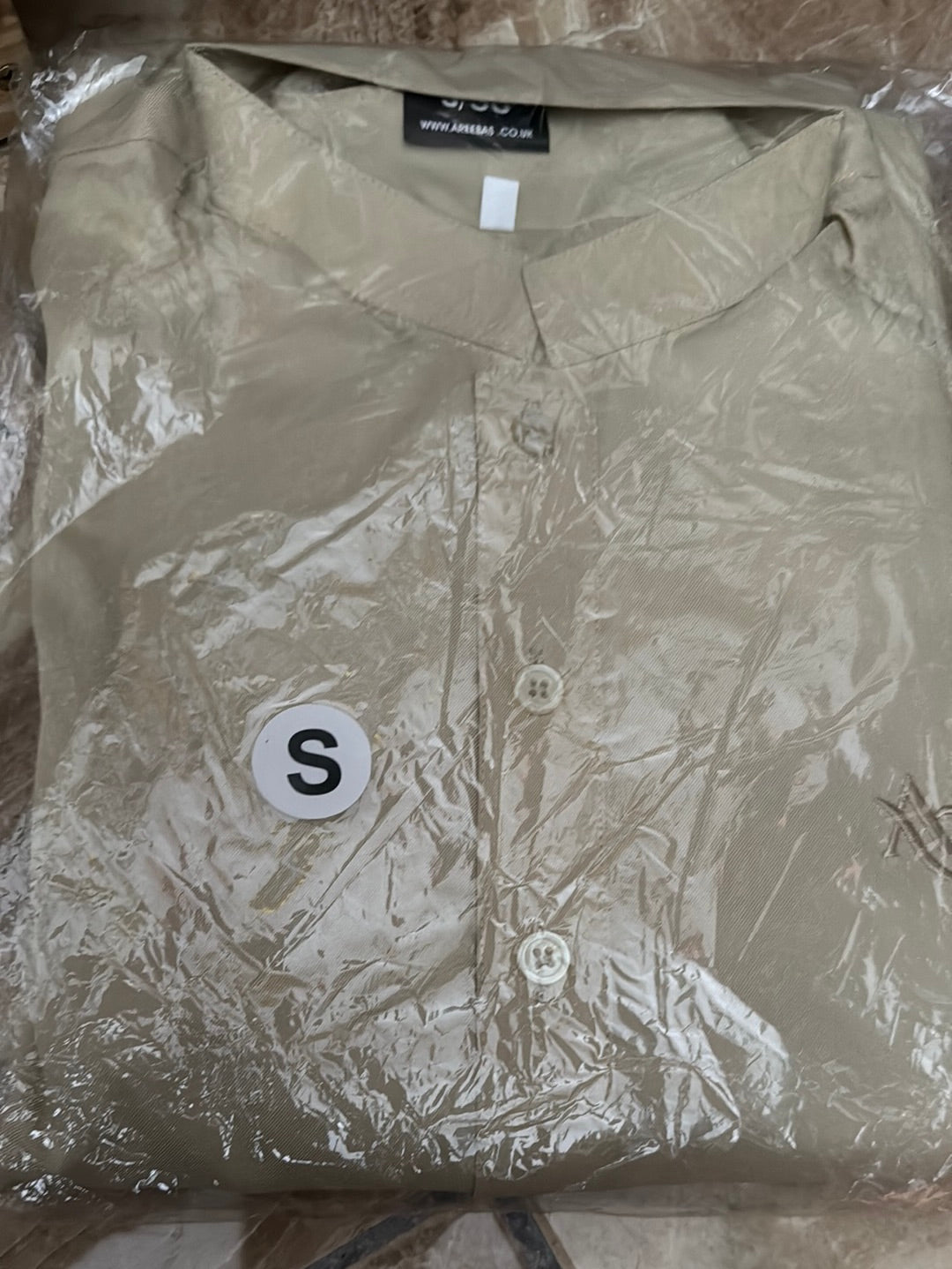 Gents beige Pakistani Salwar kameez suit YC003- Areeba's Couture