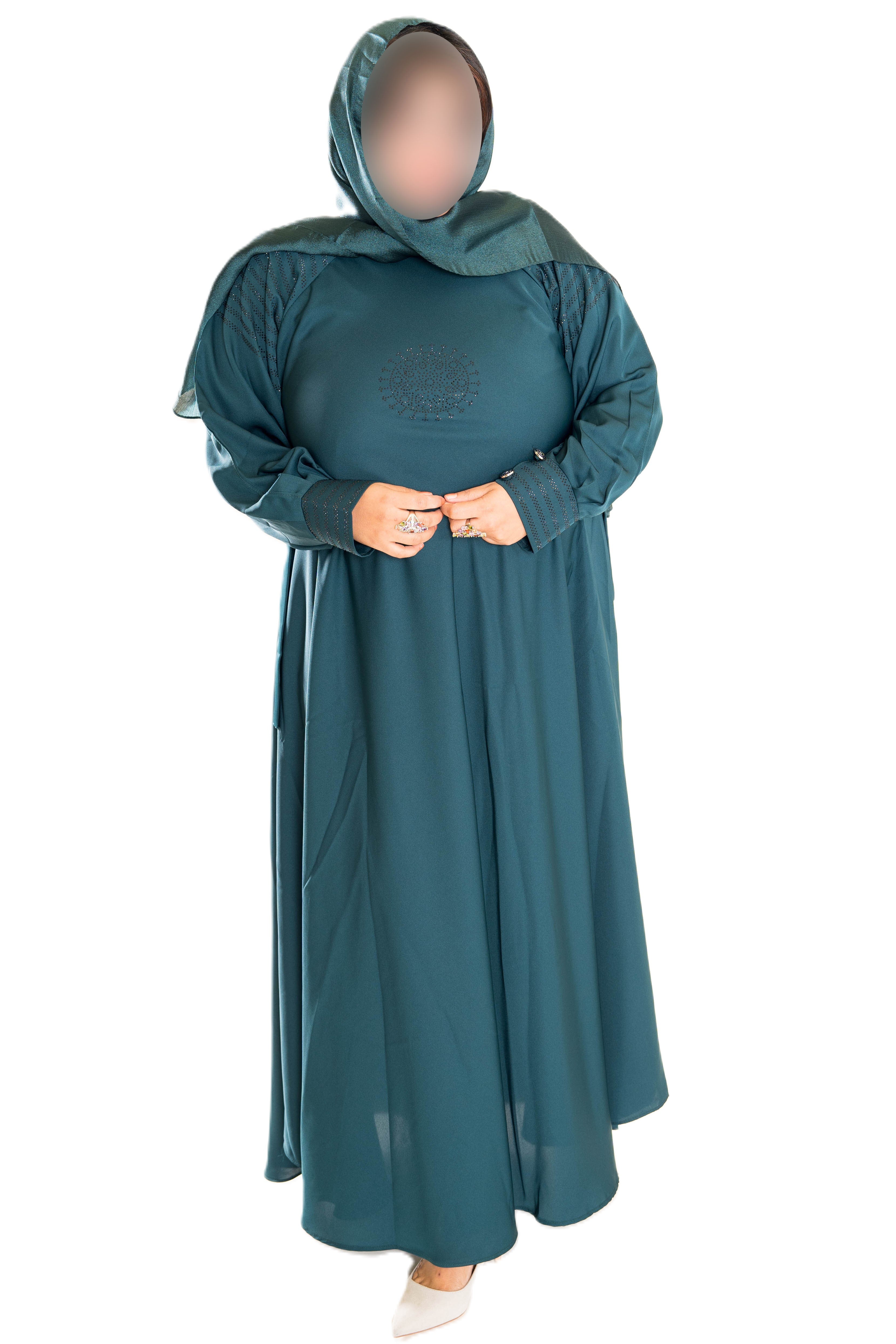 DMC Abaya with Cuffs - Elegant High-Quality Material for Style and Comfort - Statement Piece for Your Wardrobe