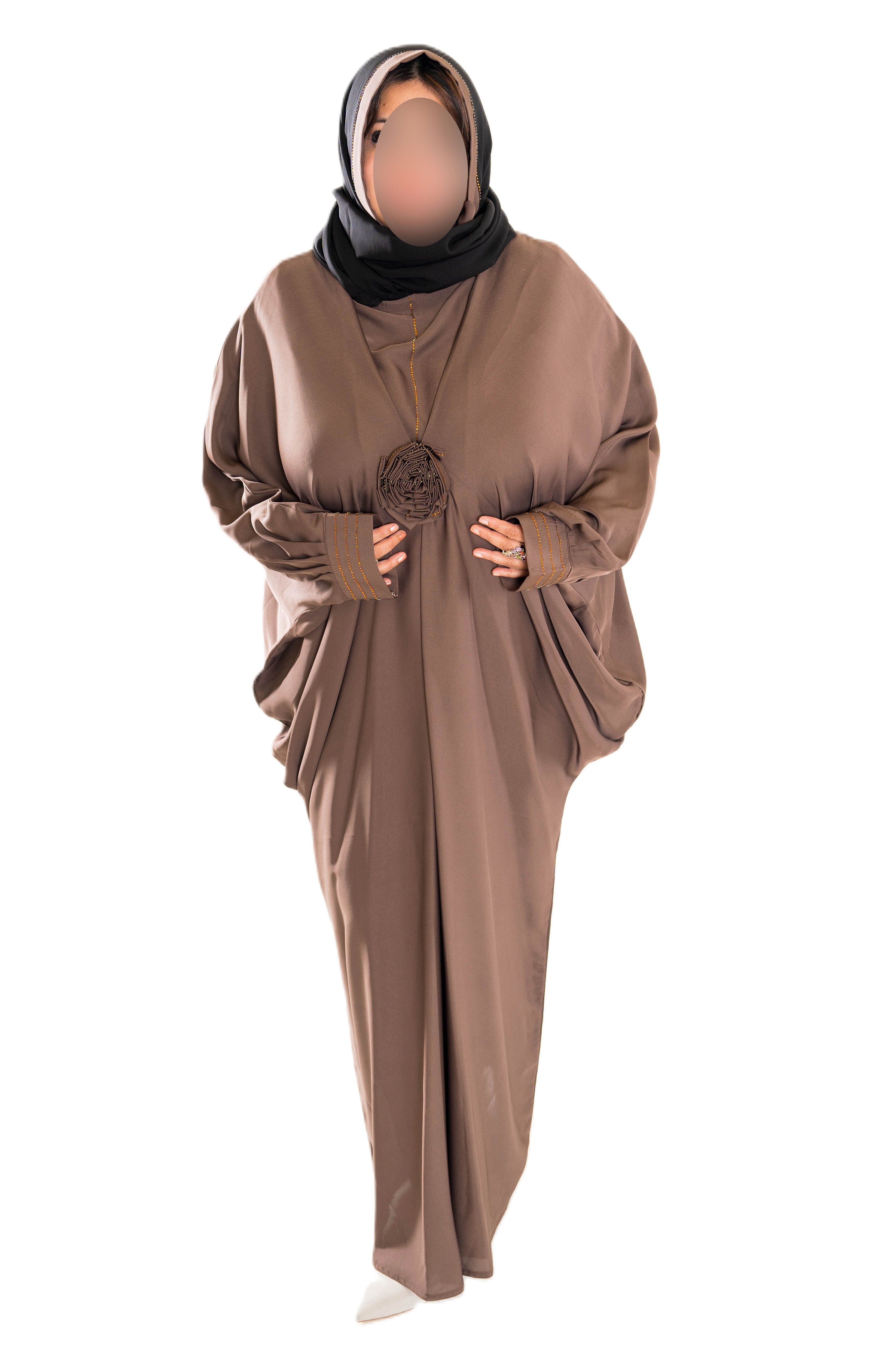 Colour Bow Abaya - Chic Stylish Abaya with Unique Color Bow Detail High-Quality Materials for Any Occasion Comfort and Fashion