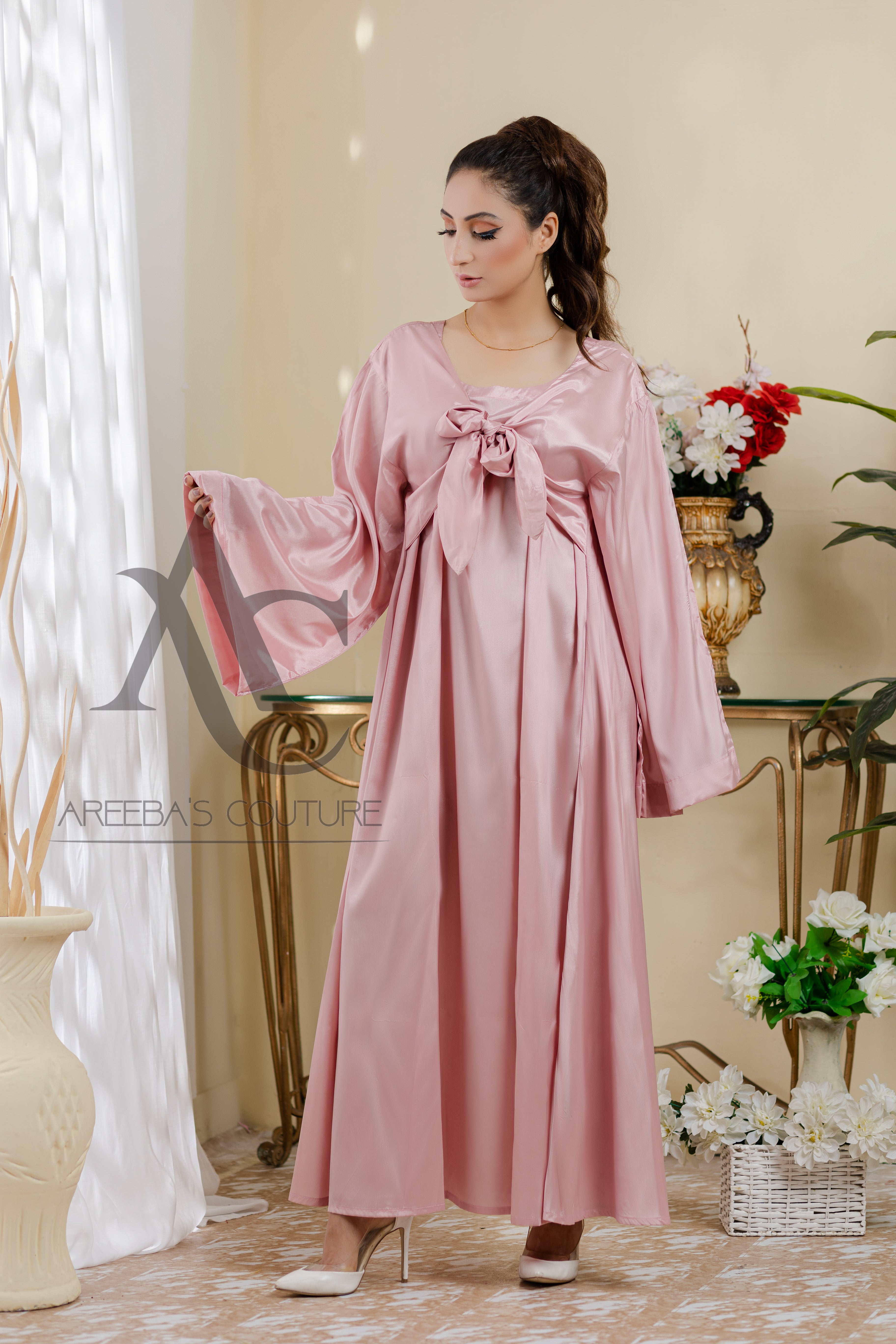 Blossom Ziya abaya- Areeba's Couture