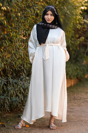 Lavender Mist Afifa Abaya- Areeba's Couture