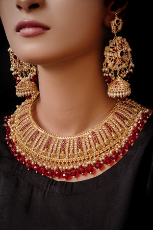 Kundan Artificial Jewellery set1- Areeba's Couture