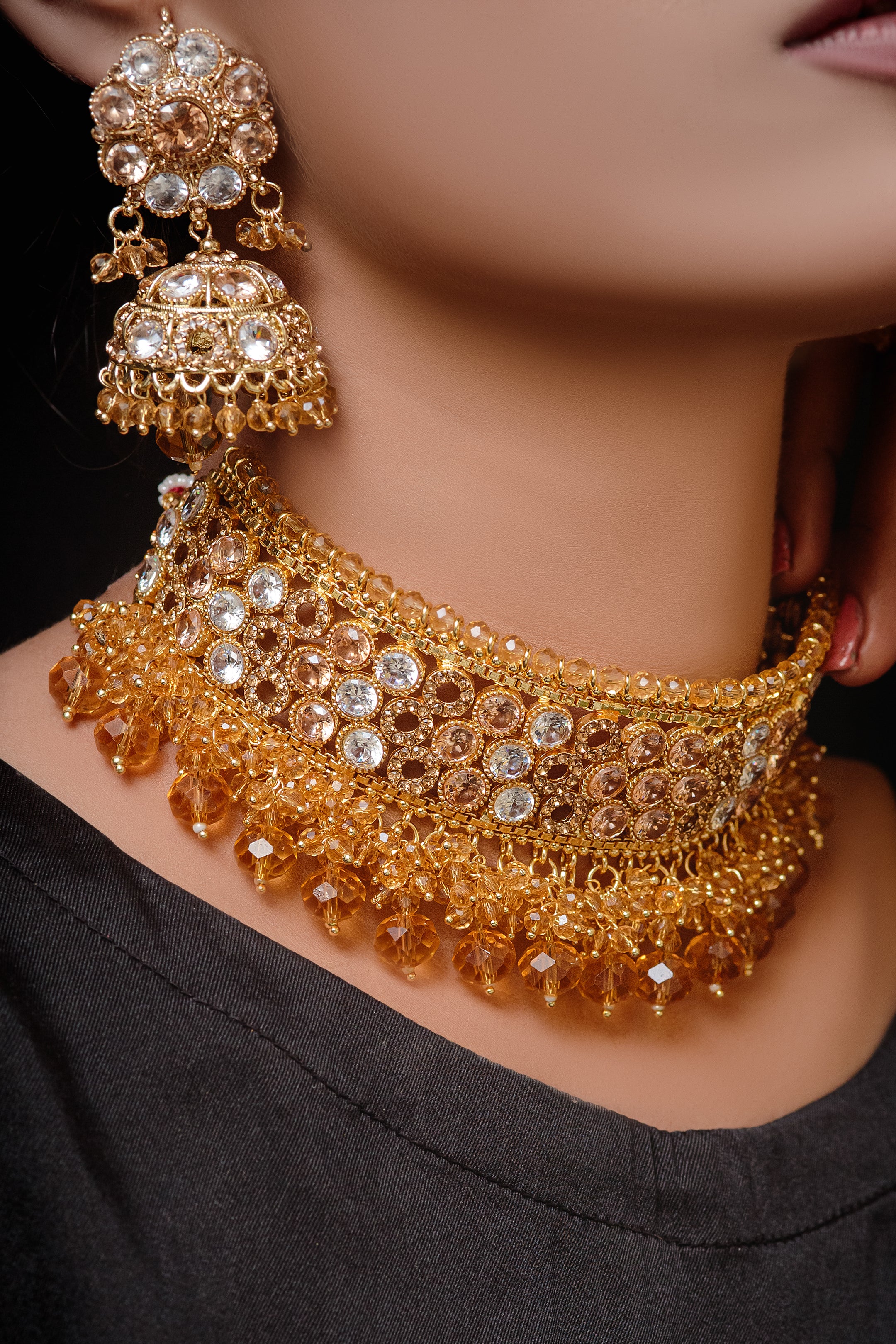 Kundan Artificial Jewellery set2- Areeba's Couture