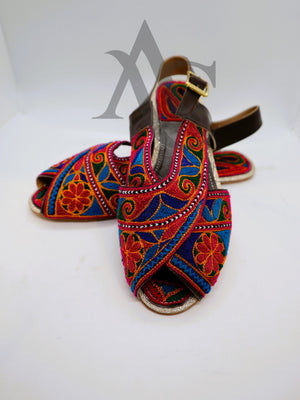 Ladies Peshawar chappal- Areeba's Couture