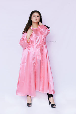 Dusty pink Dania Abaya- Areeba's Couture