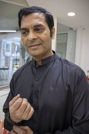 Gun Powder Salwar kameez Gents- Areeba's Couture