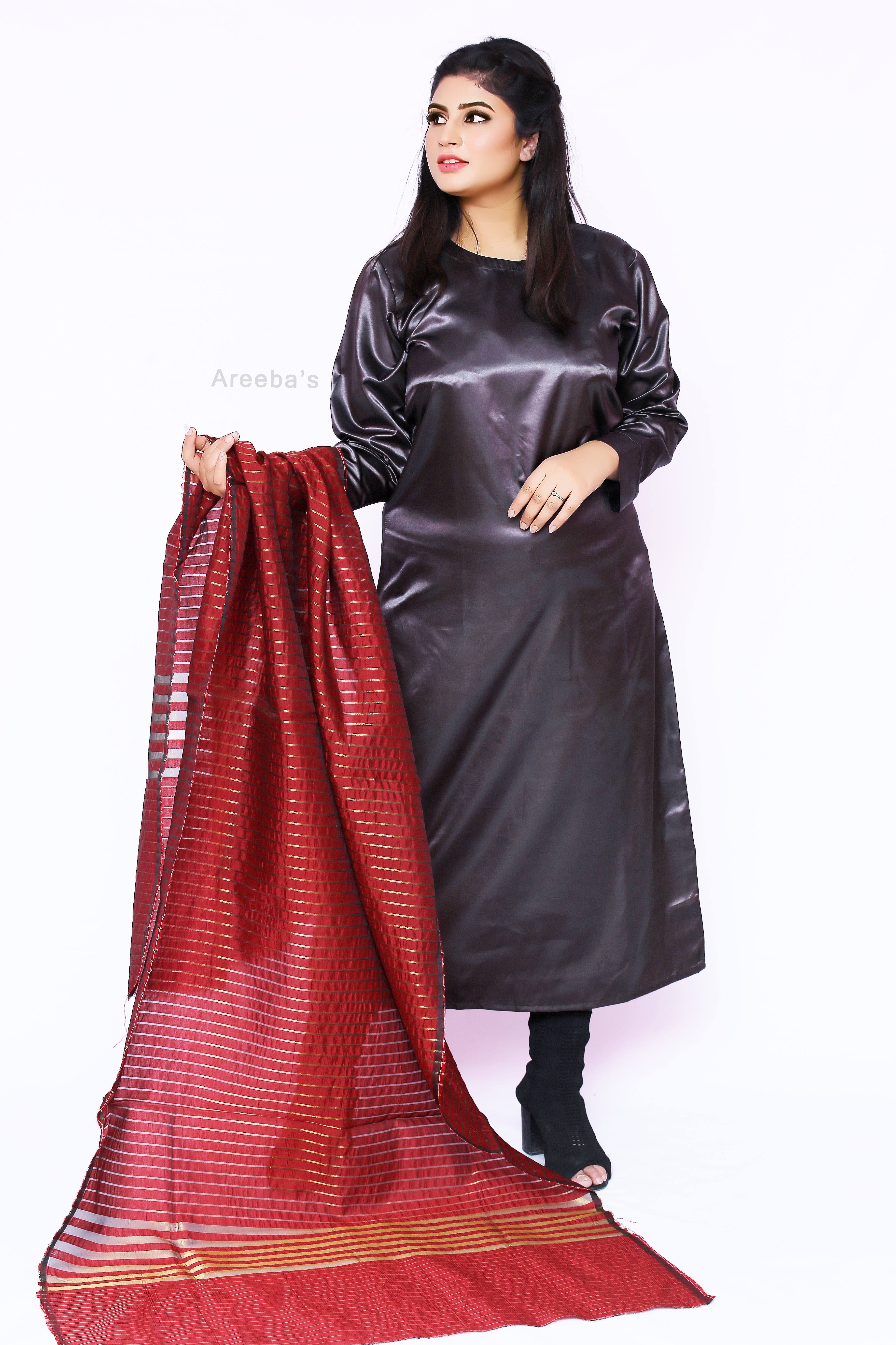 Digital printed organza- Areeba's Couture